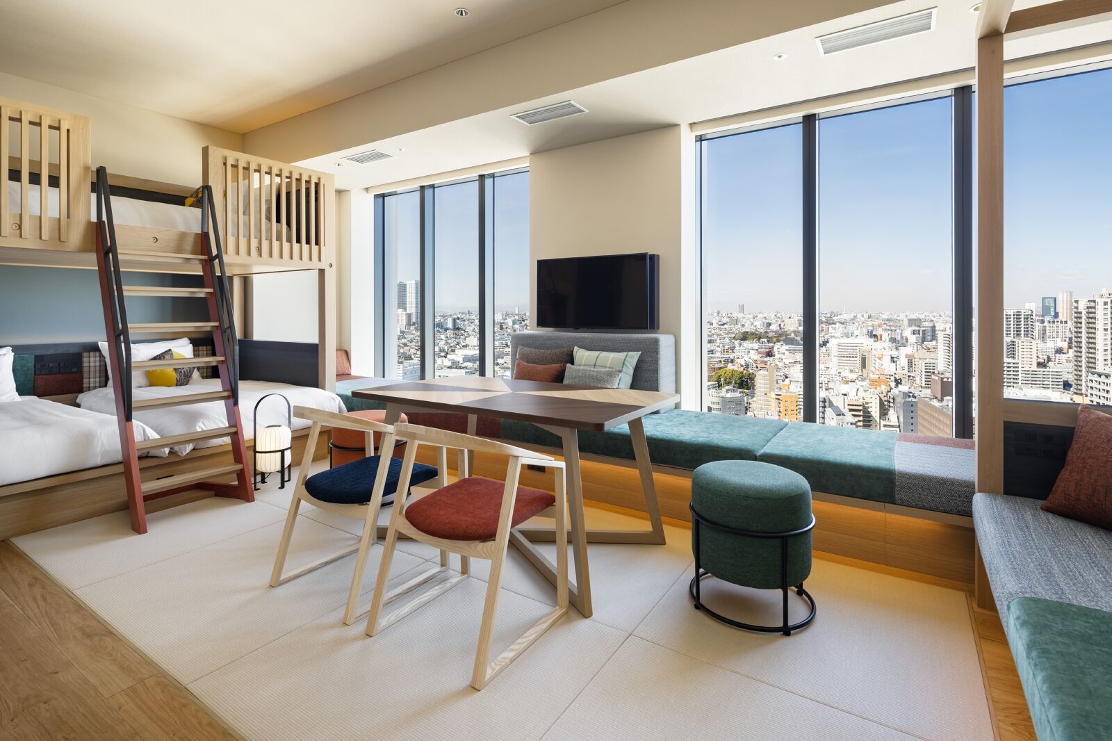 Bedroom in OMO5 Tokyo Gotanda by Hoshino Resorts a 2024 new hotel 