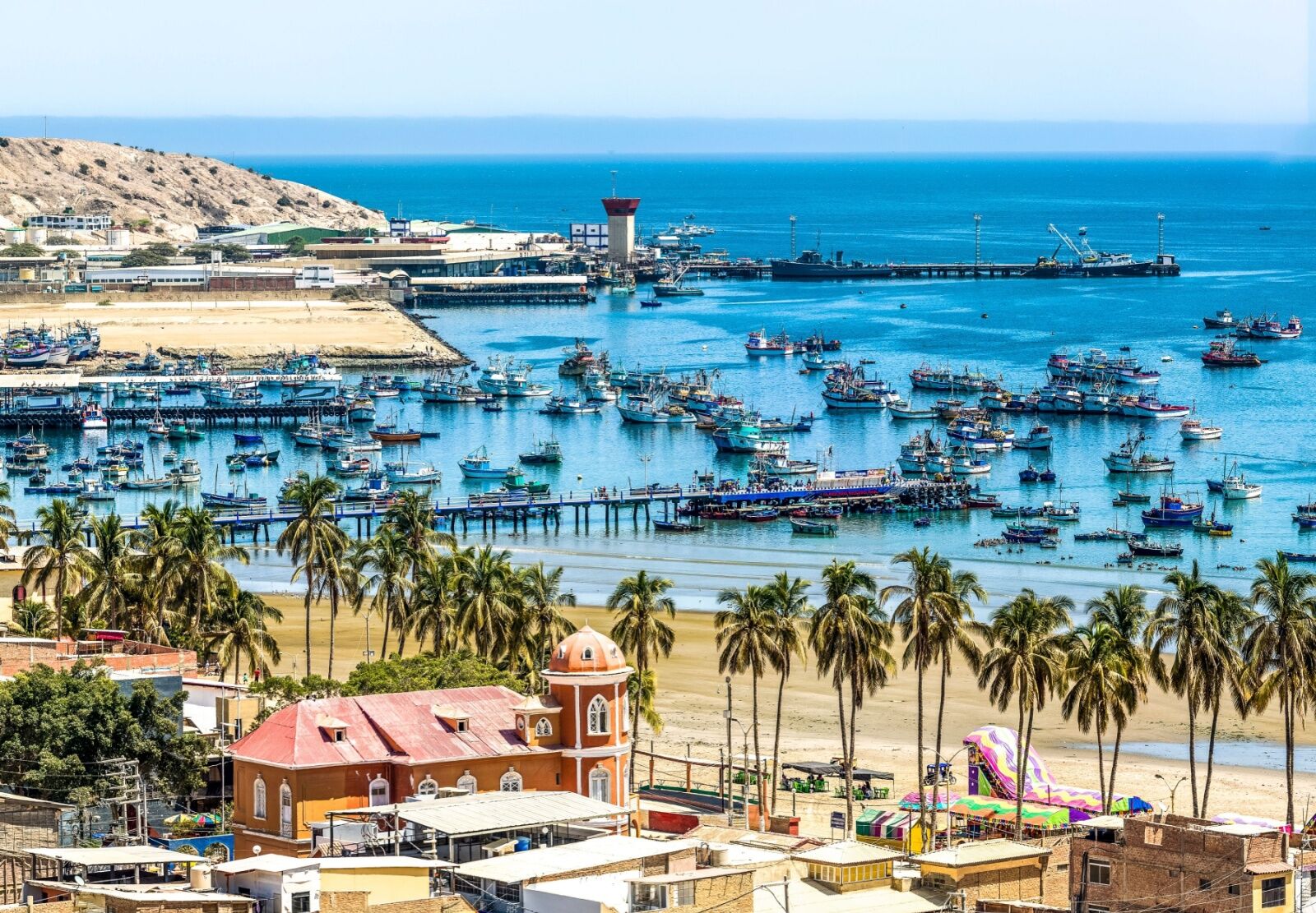 Piura Peru near the grau tropical sea national reserve 