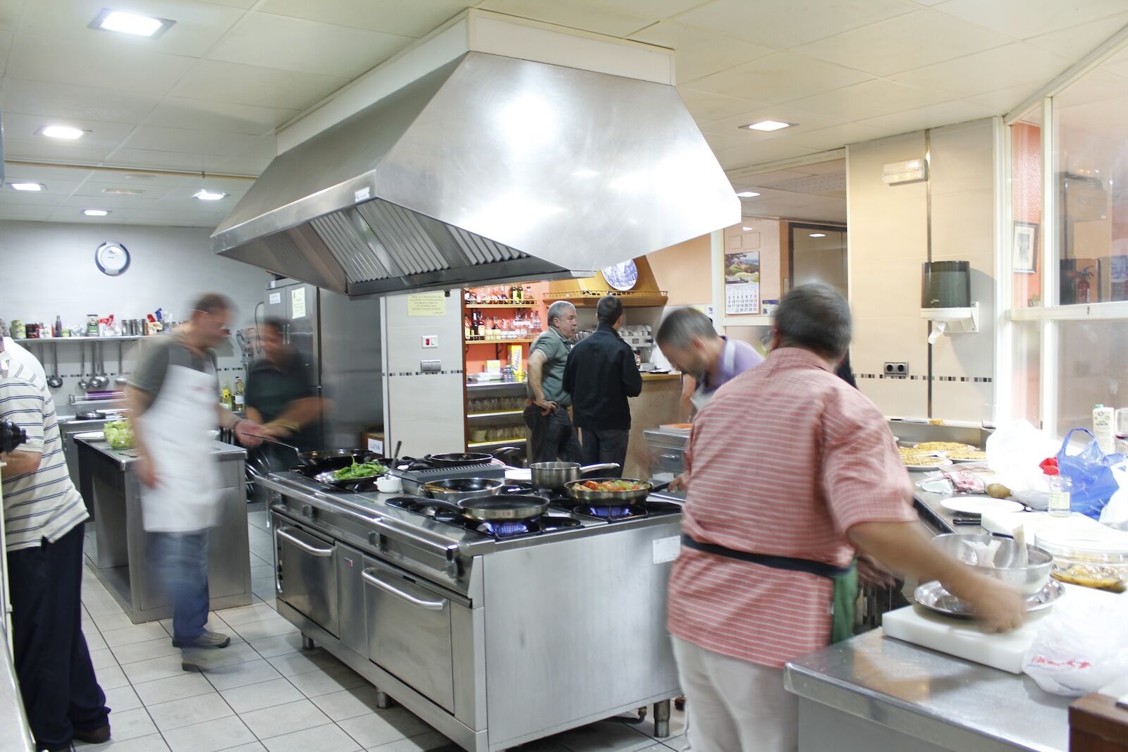 communal kitchen in basque country