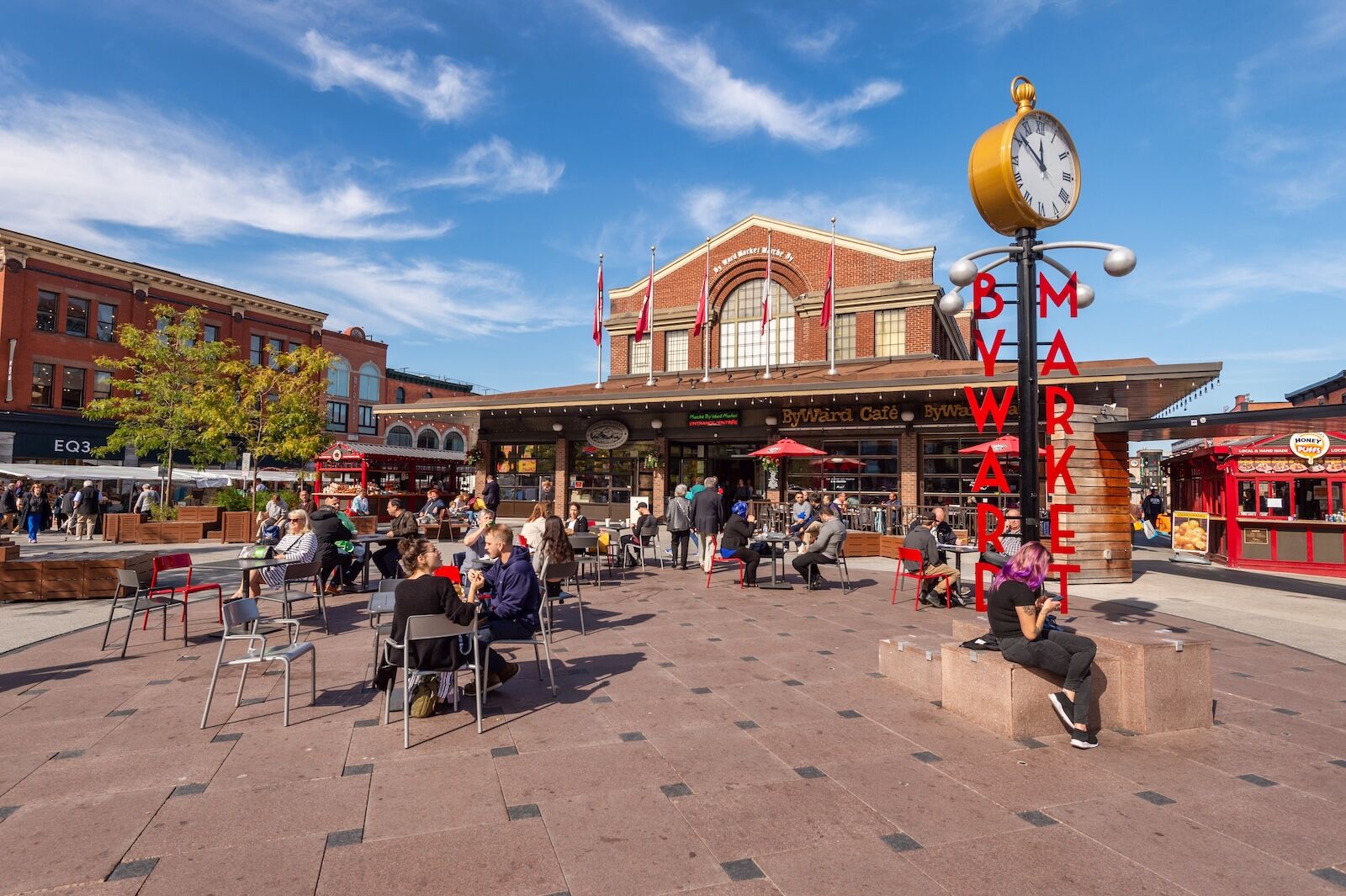 byward market in ottawa, canada