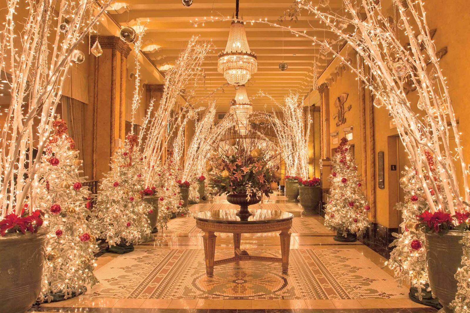 The Roosevelt — New Orleans, Louisiana at Christmas