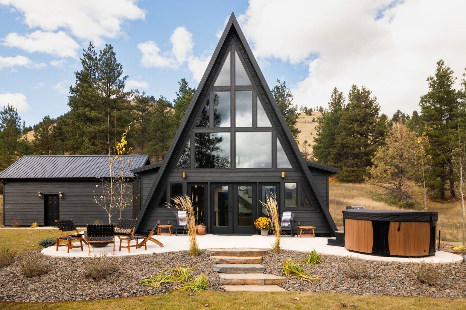 Secluded A-Frame in Jefferson City one of the best Airbnbs for Montana in the fall