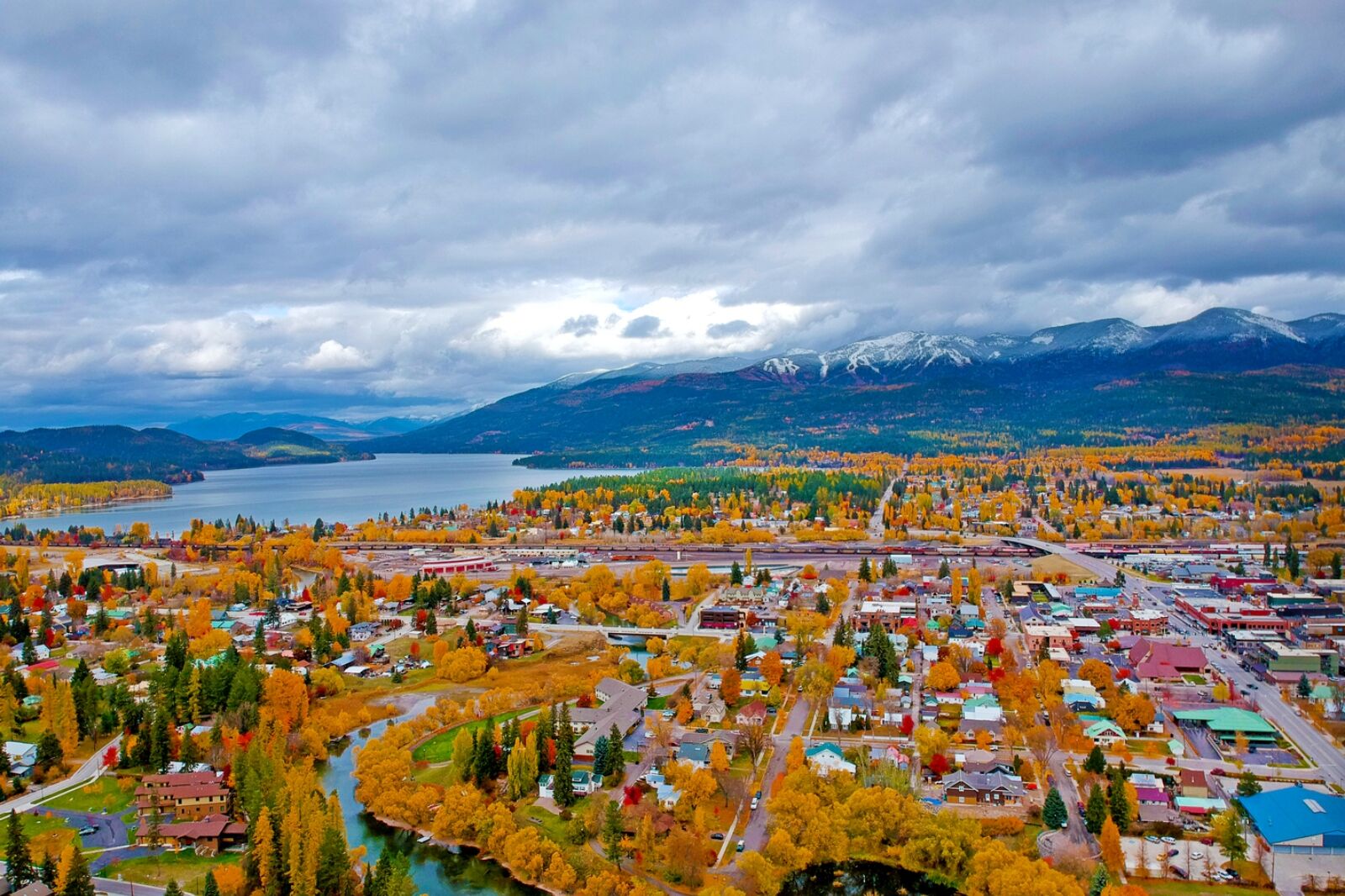 Whitefish Montana in the fall