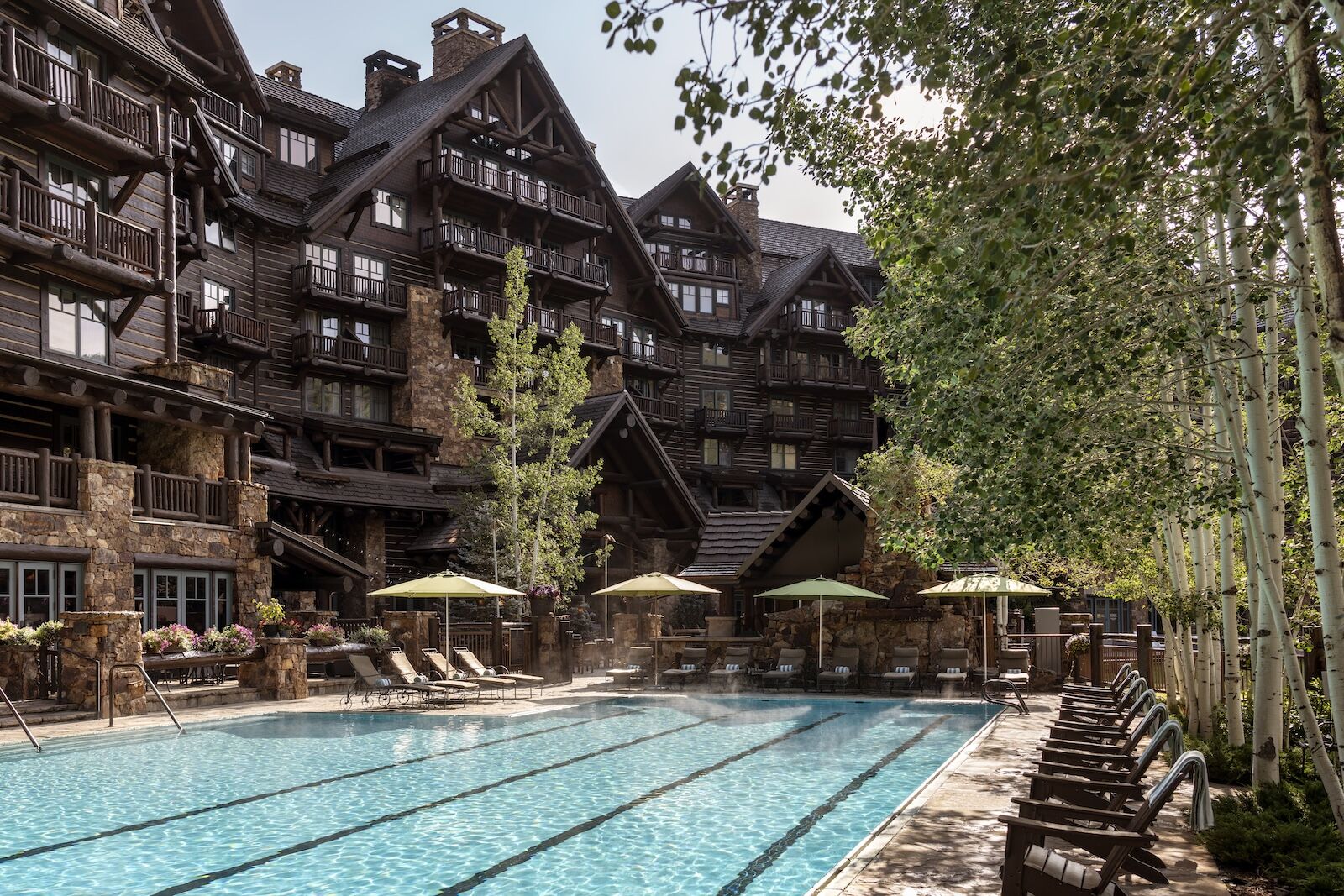 pool at Ritz Carlton Bachelor Gulch