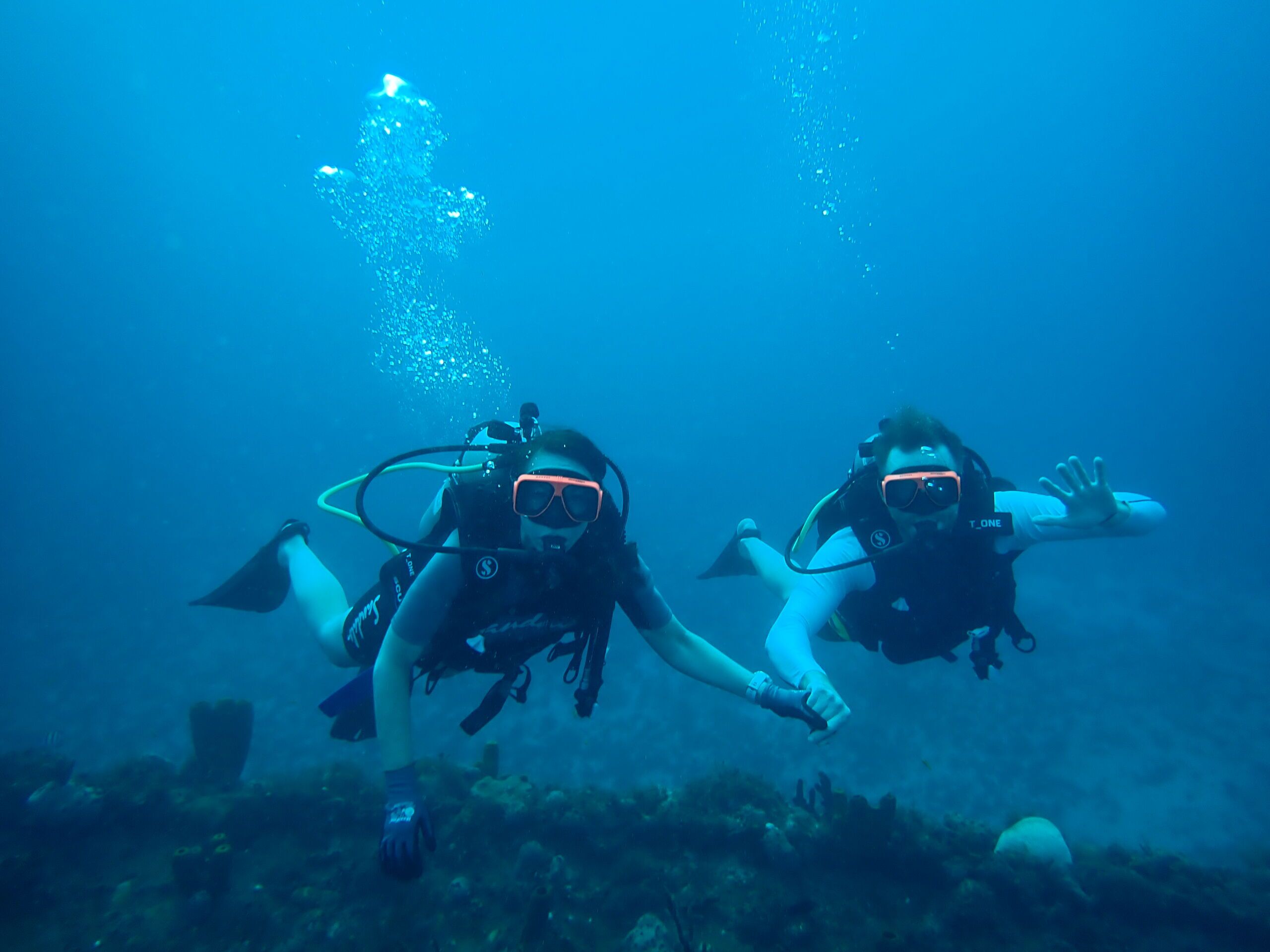 scuba divers in jamaica