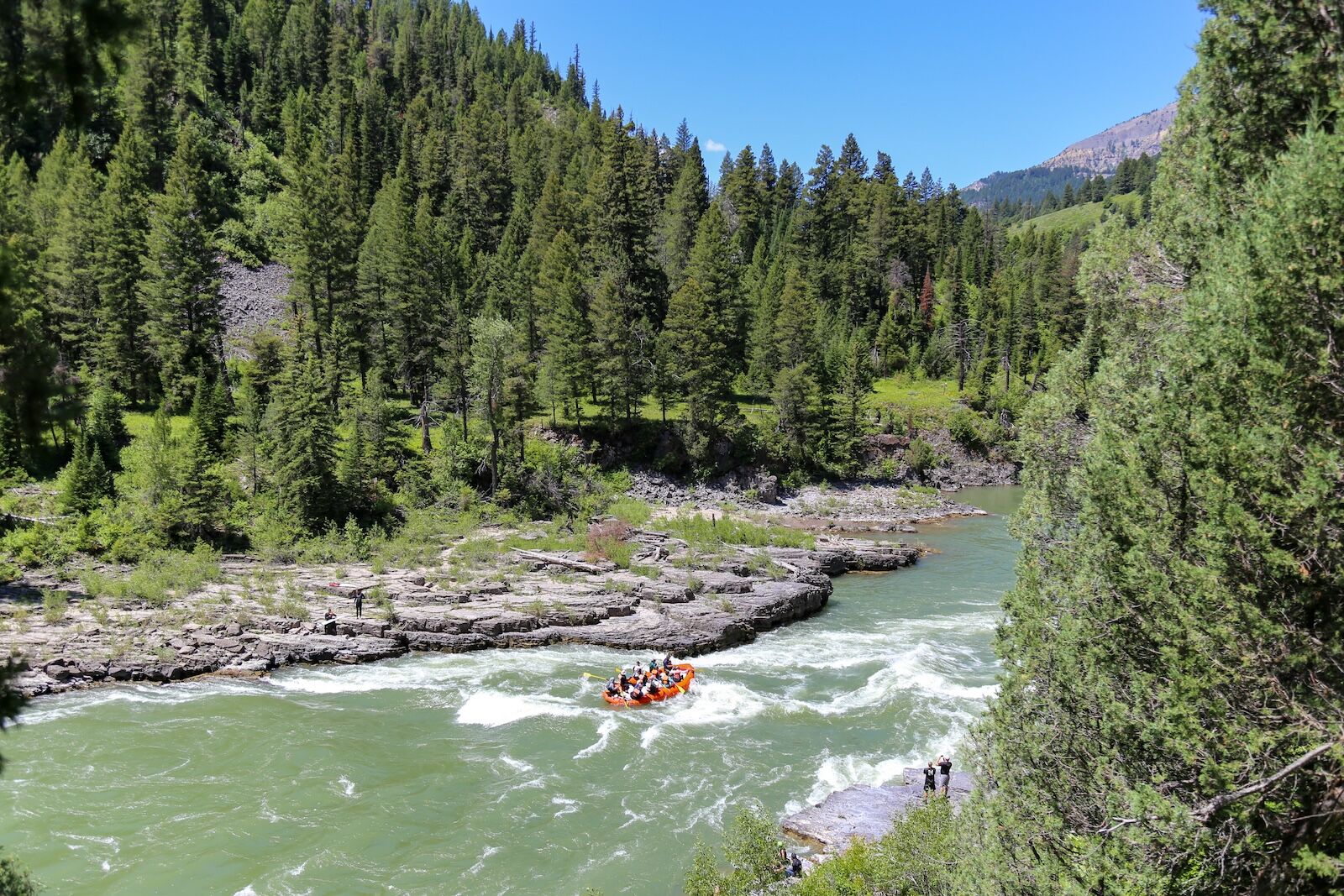 rafting on snake river