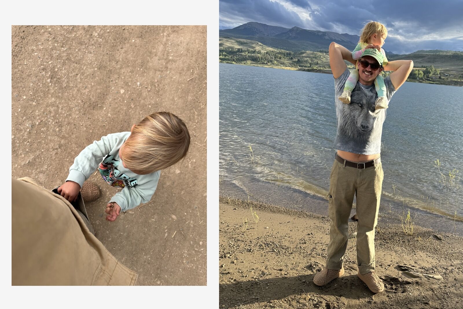 wearing duer canvas stretch pants camping in colorado mountains