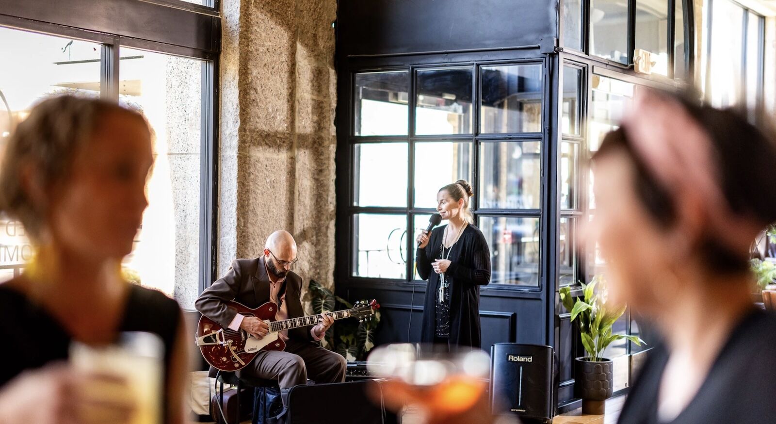 musicians performing at the mining exchange hotel