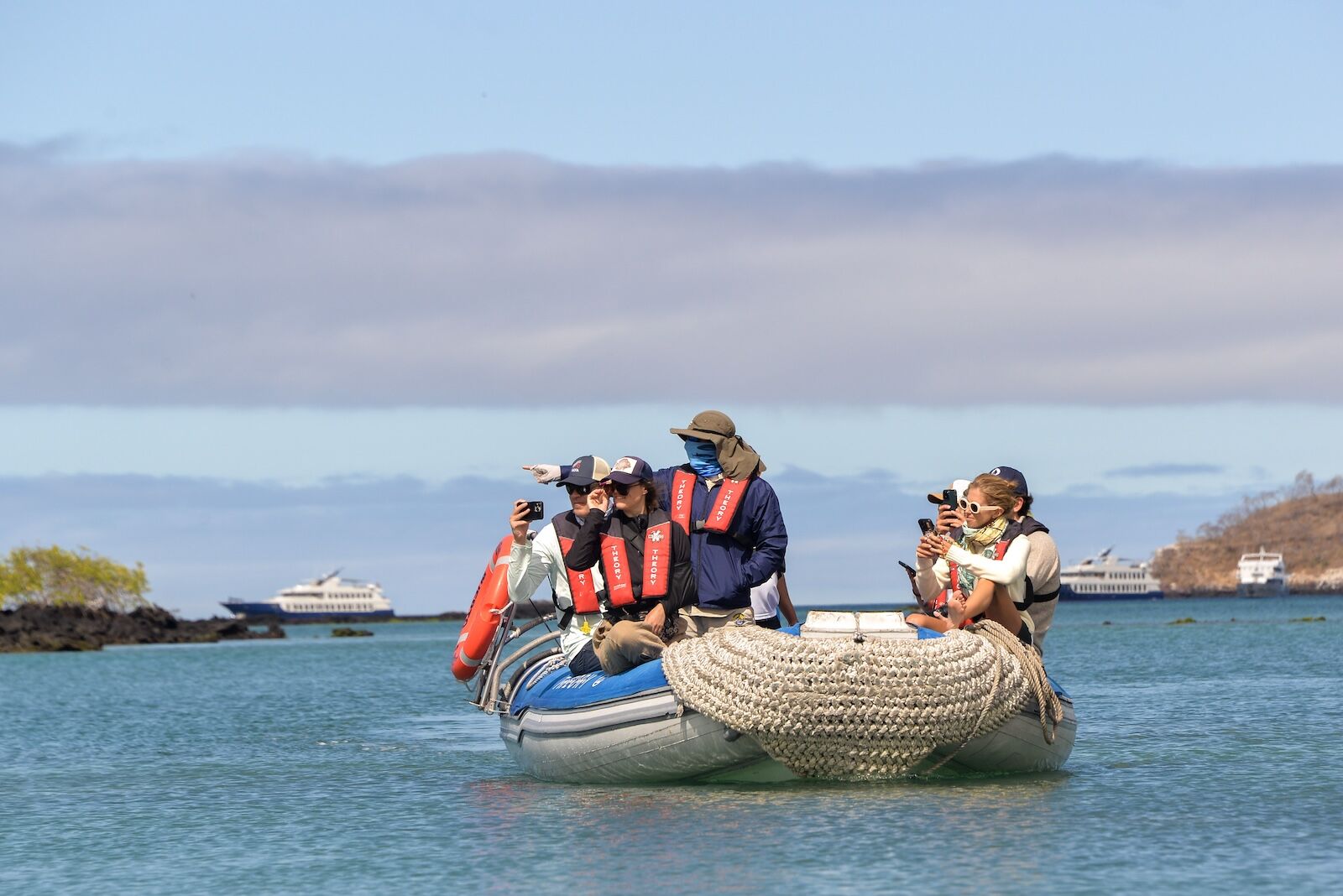 Looking for Galapagos Penguins and Galapagos cormorants