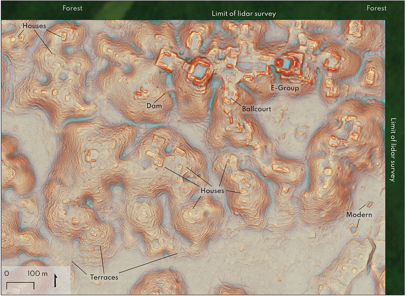 Valeriana lidar map