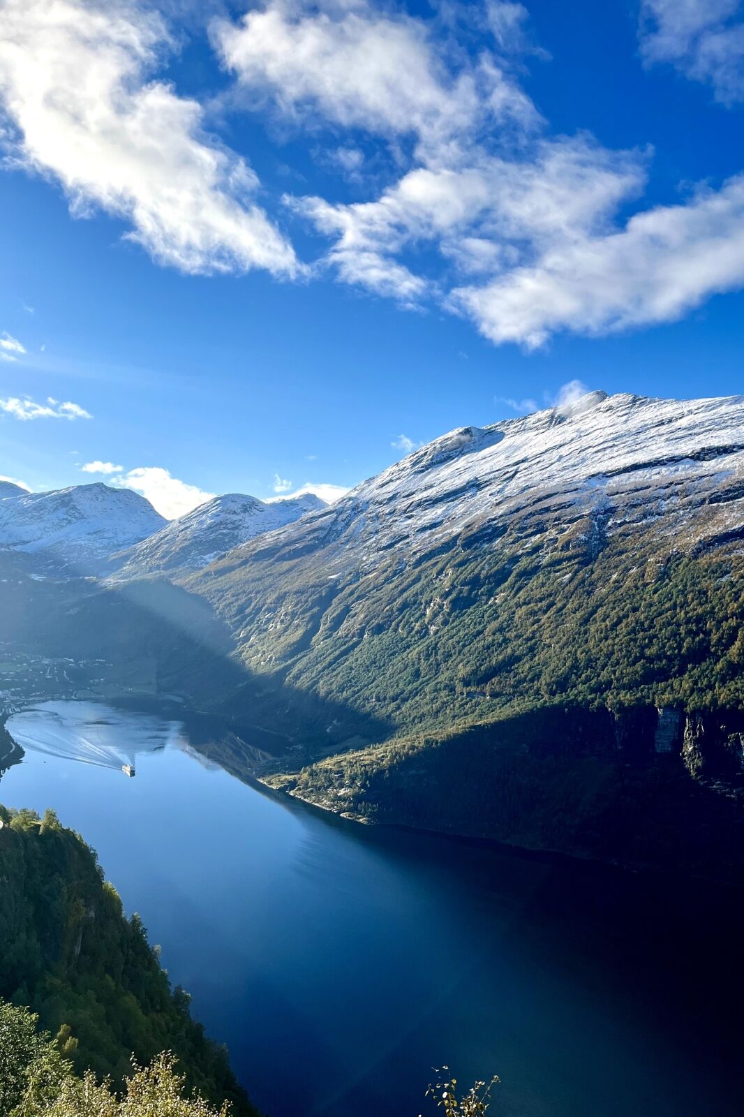 View from  Eagles Road in northwest Norway