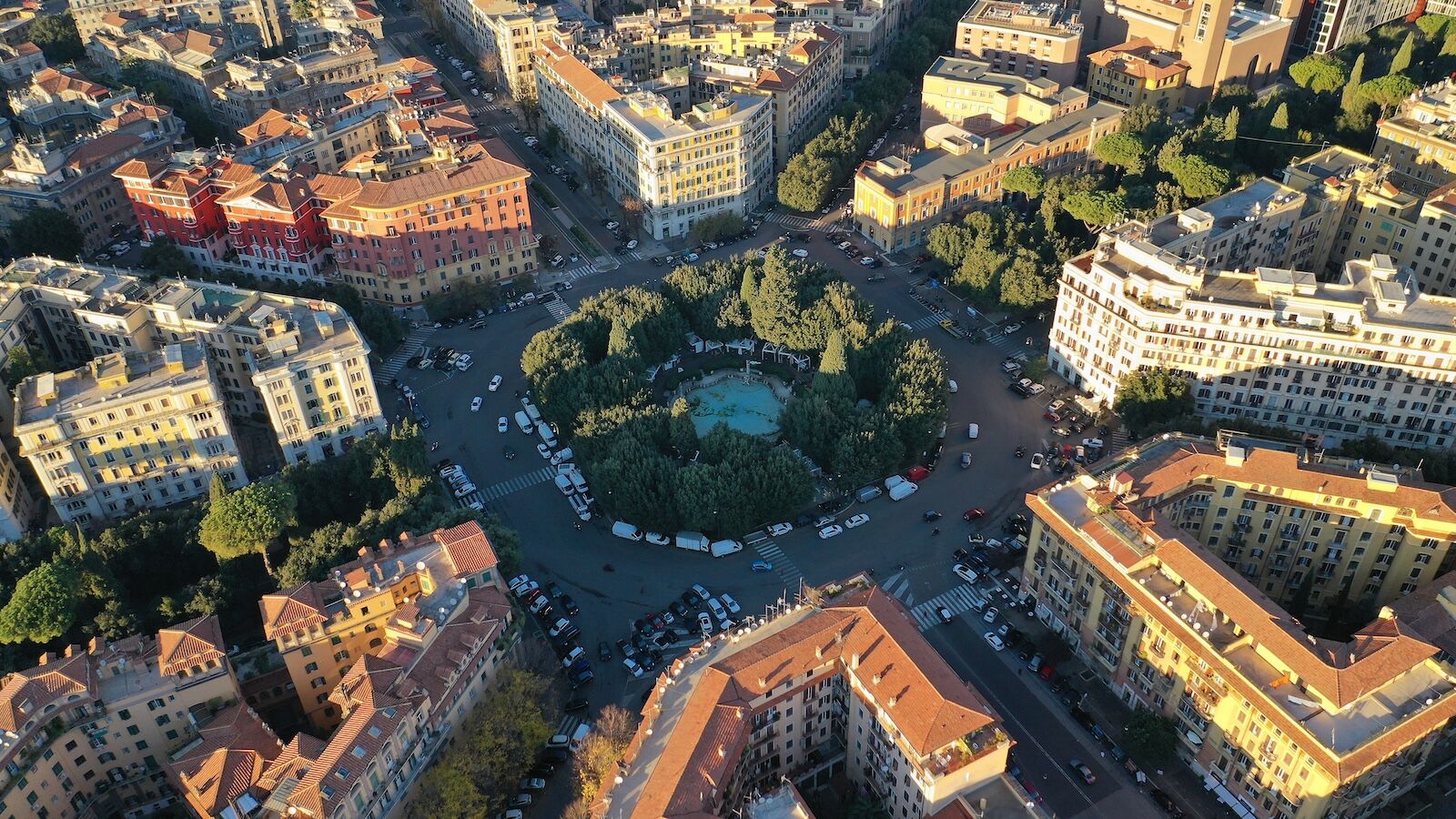 rome prati aerial view