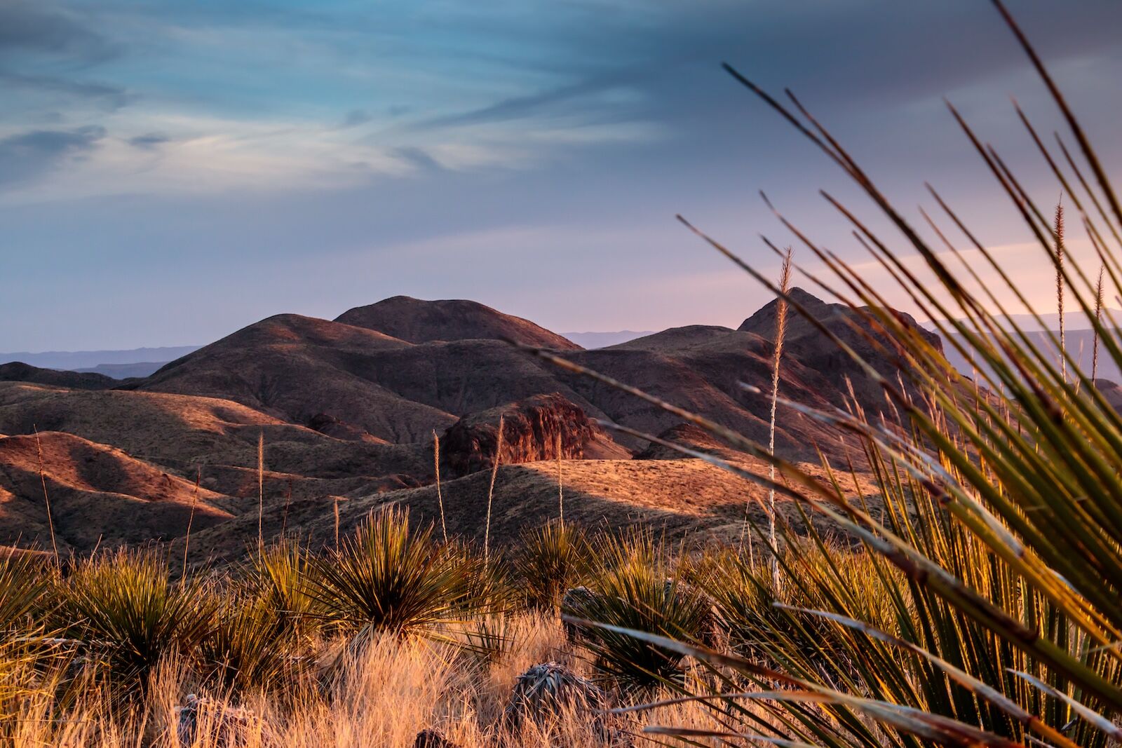 Sunset at Sotol Vista Big Bend National Park