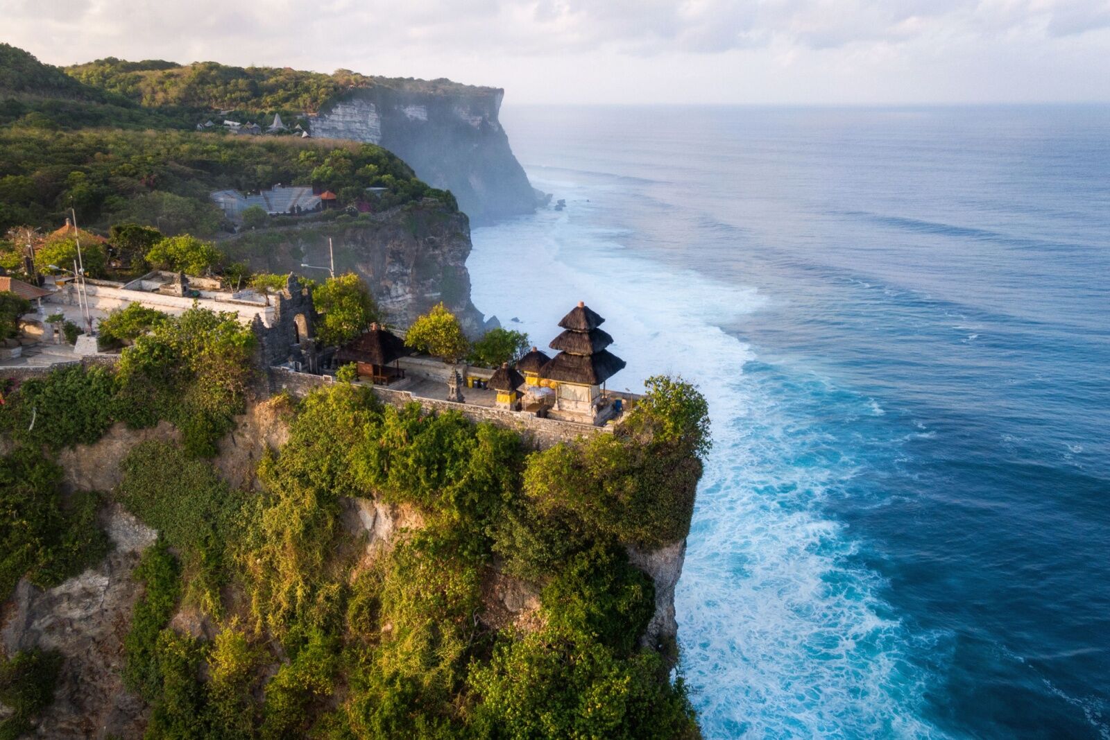 uluwatu temple - uluwatu seawall project