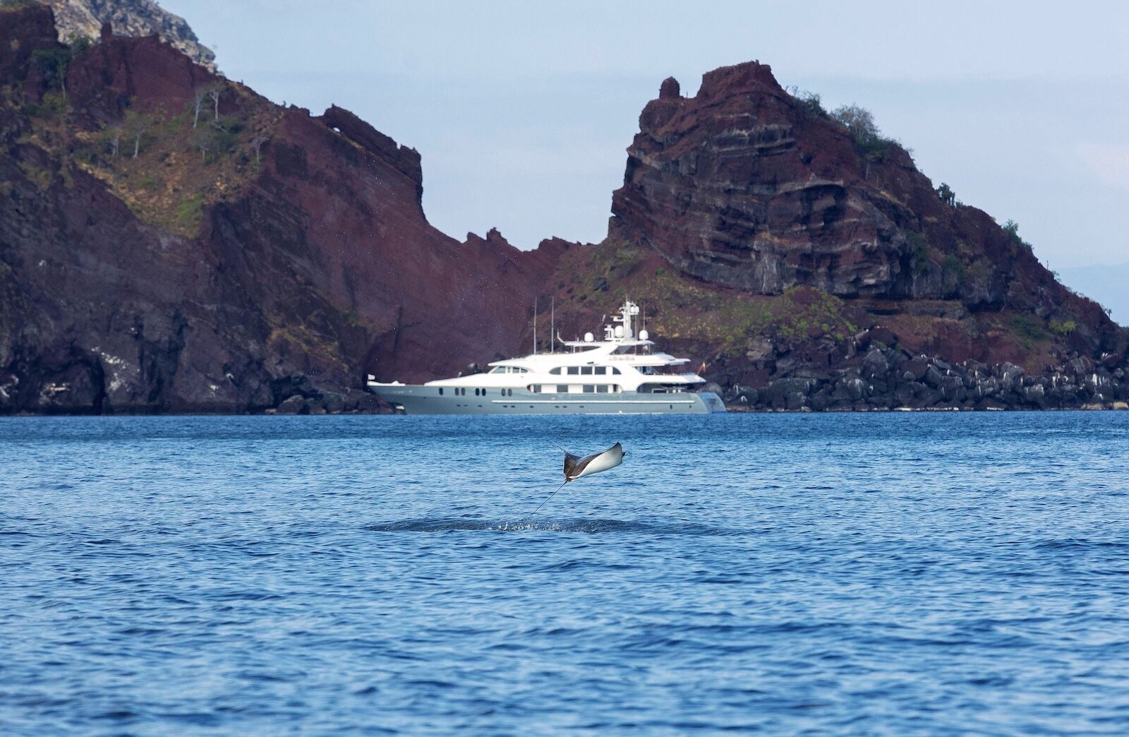 Aqua Mare ship in the Galapagos Islands