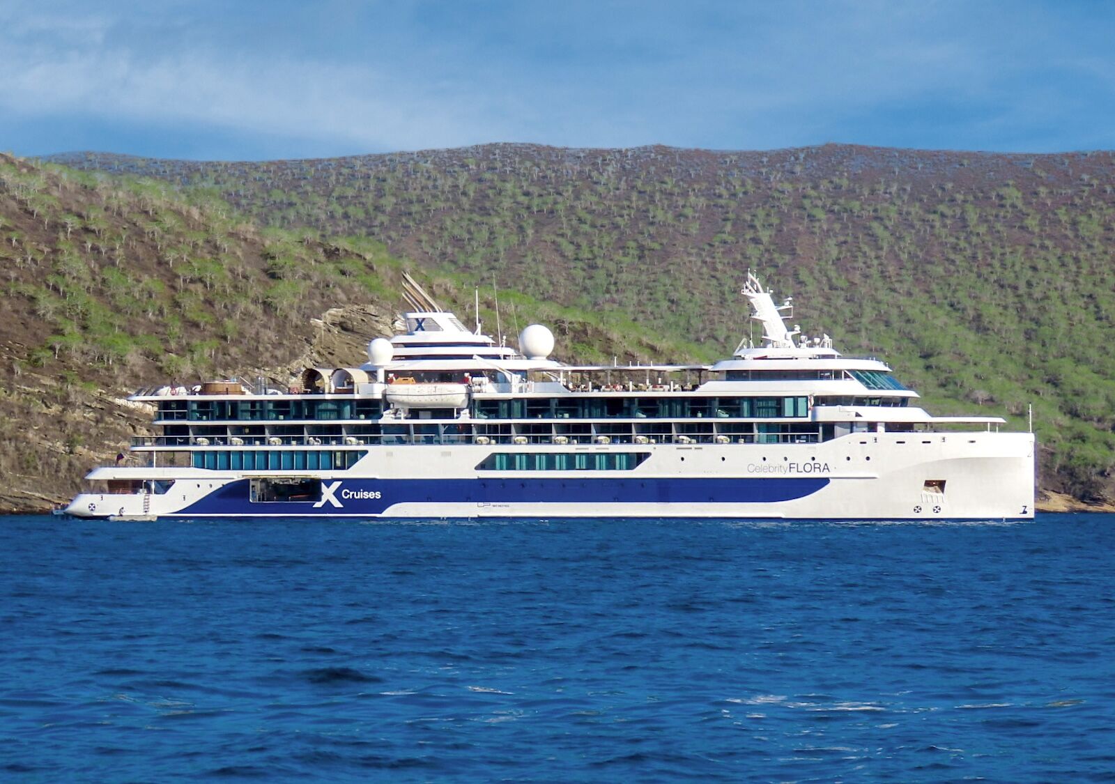 Celebrity Flora will soon be the only ship by Celebrity Cruises to sail in the Galapagos islands