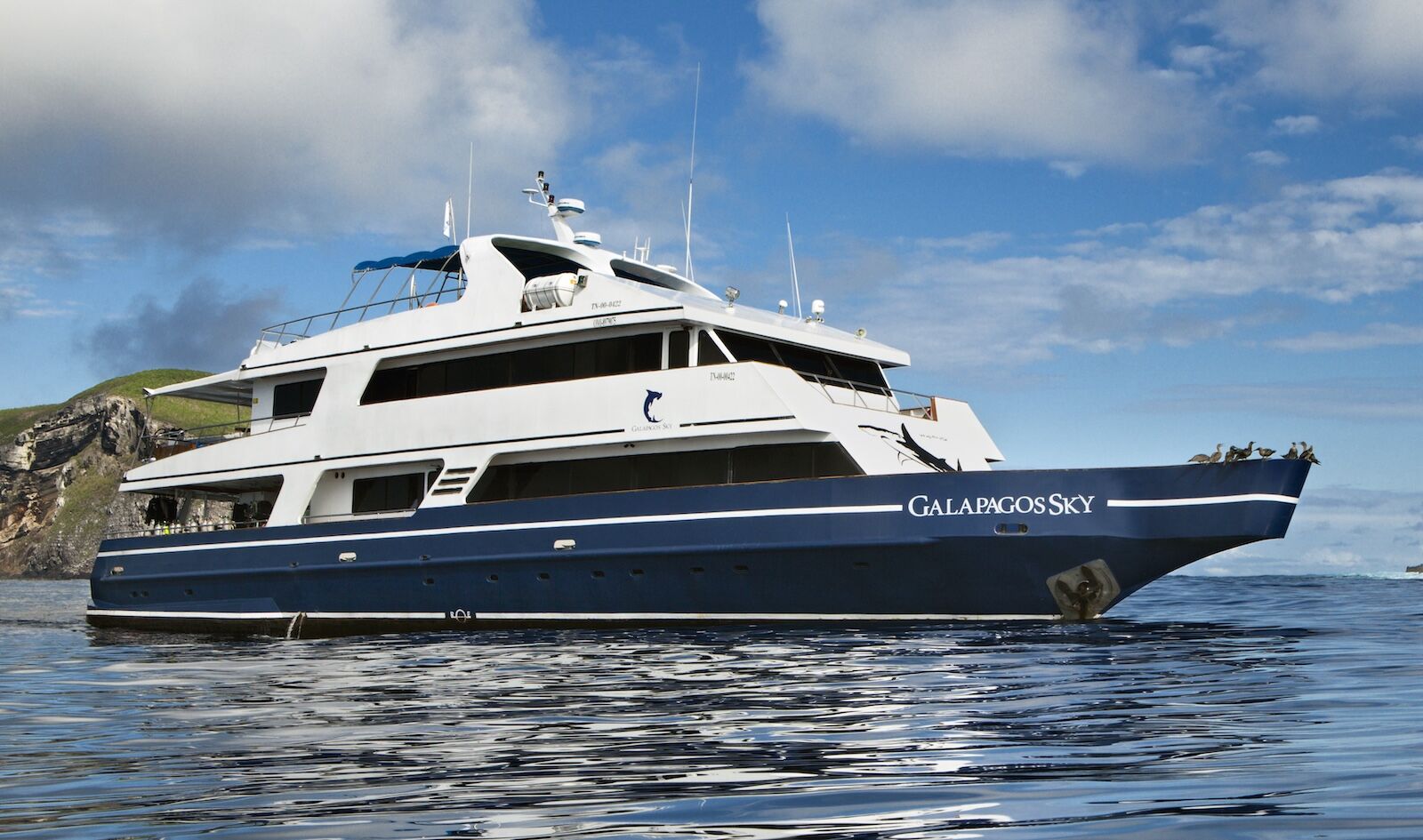 The Galapagos Sky is a scuba liveaboard operated by Ecoventura