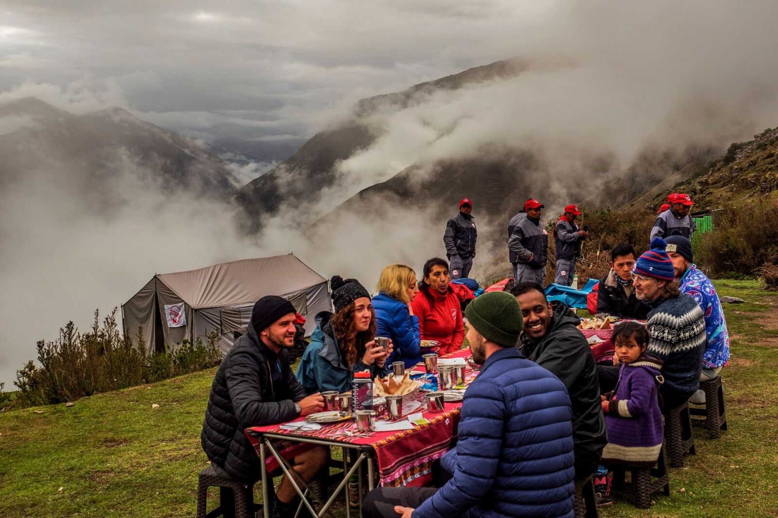 People in Peru with Intrepid Travel 