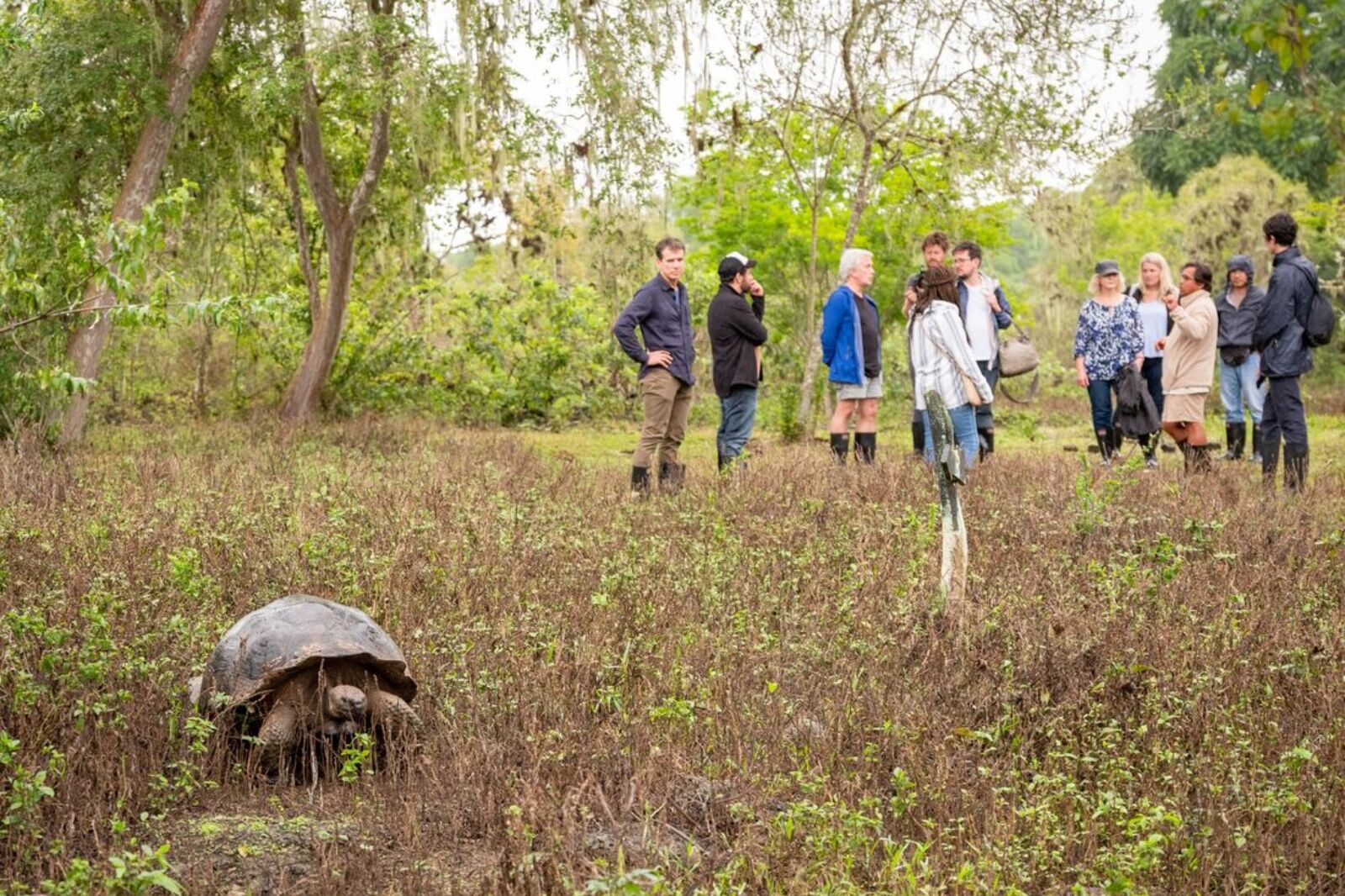 People in Galapagos with Intrepid Travel 