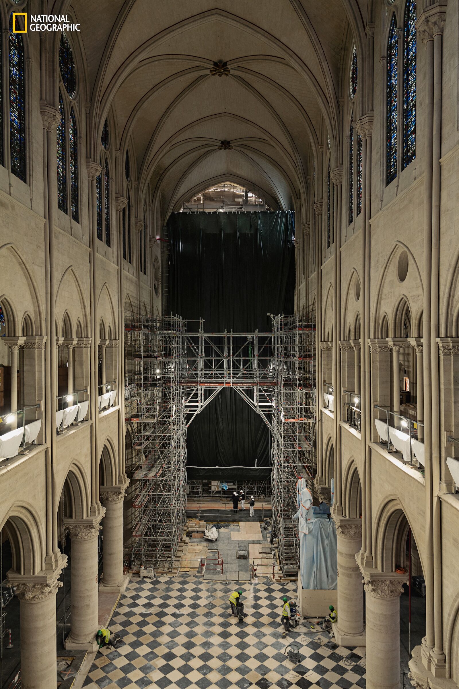 notre dame repairs - nave