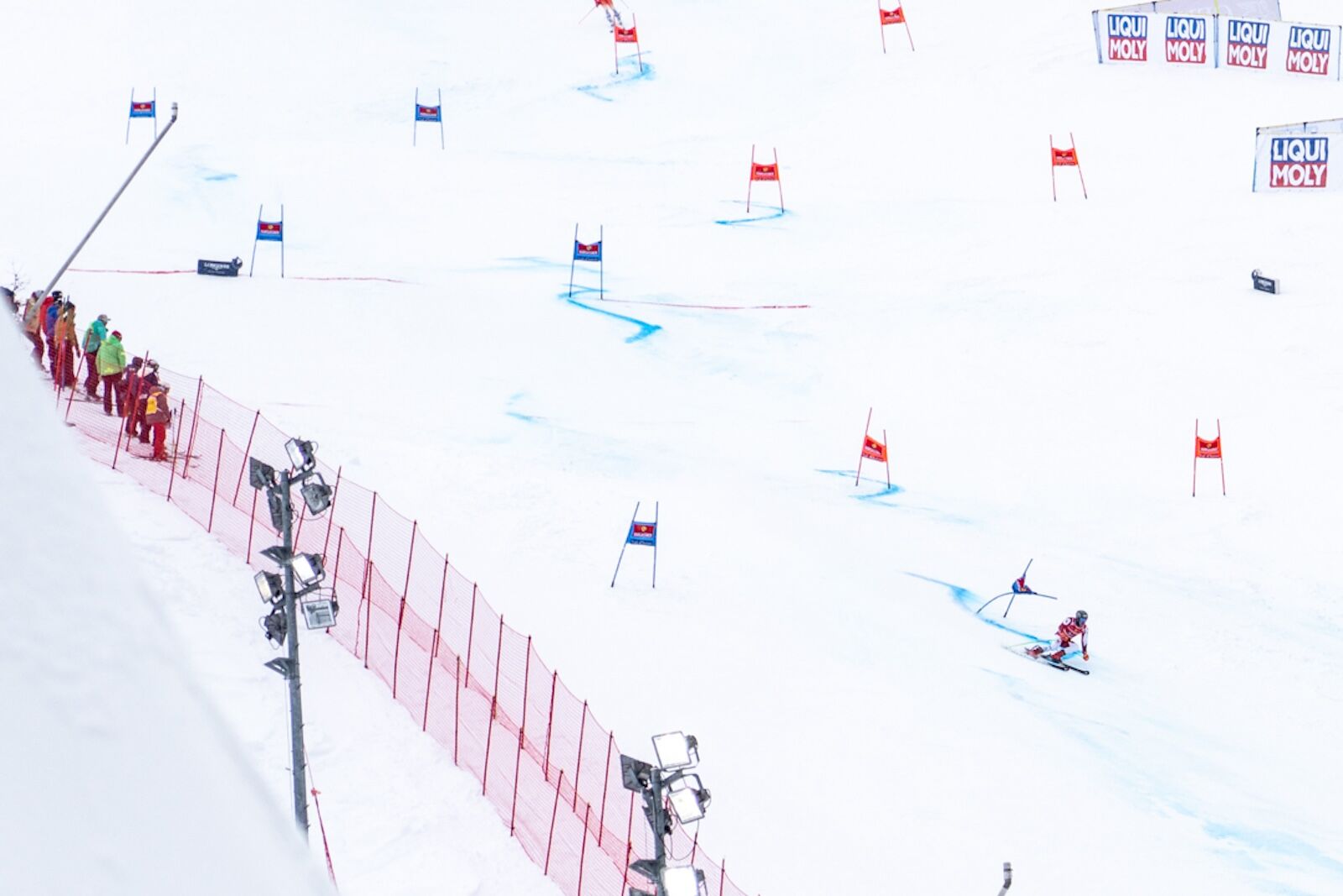 FIS world cup racer at val d'isere