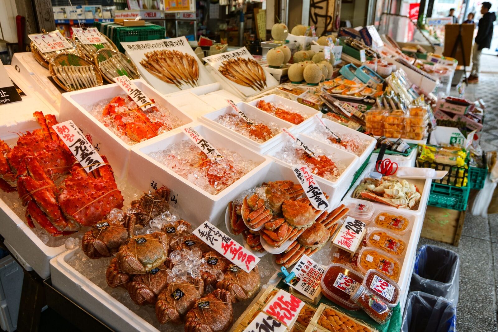 hokkaido food- nijo market sapporo