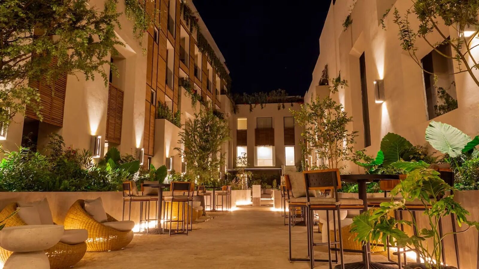 courtyard at numu boutique hotel