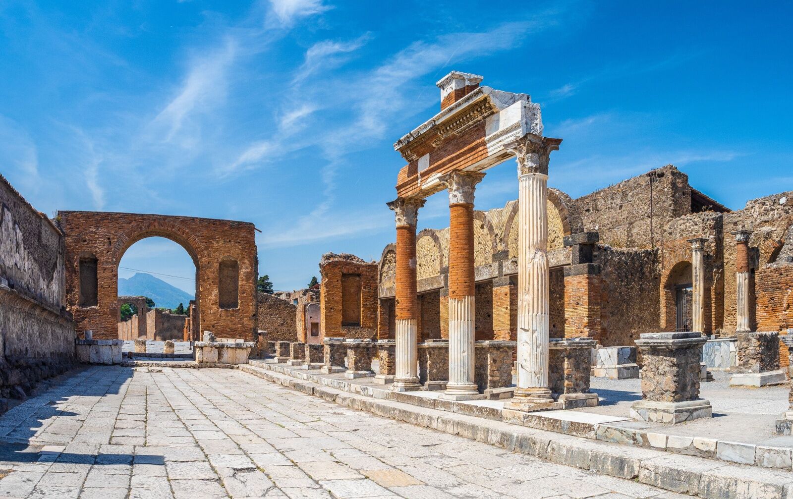 The forum of Pompeii