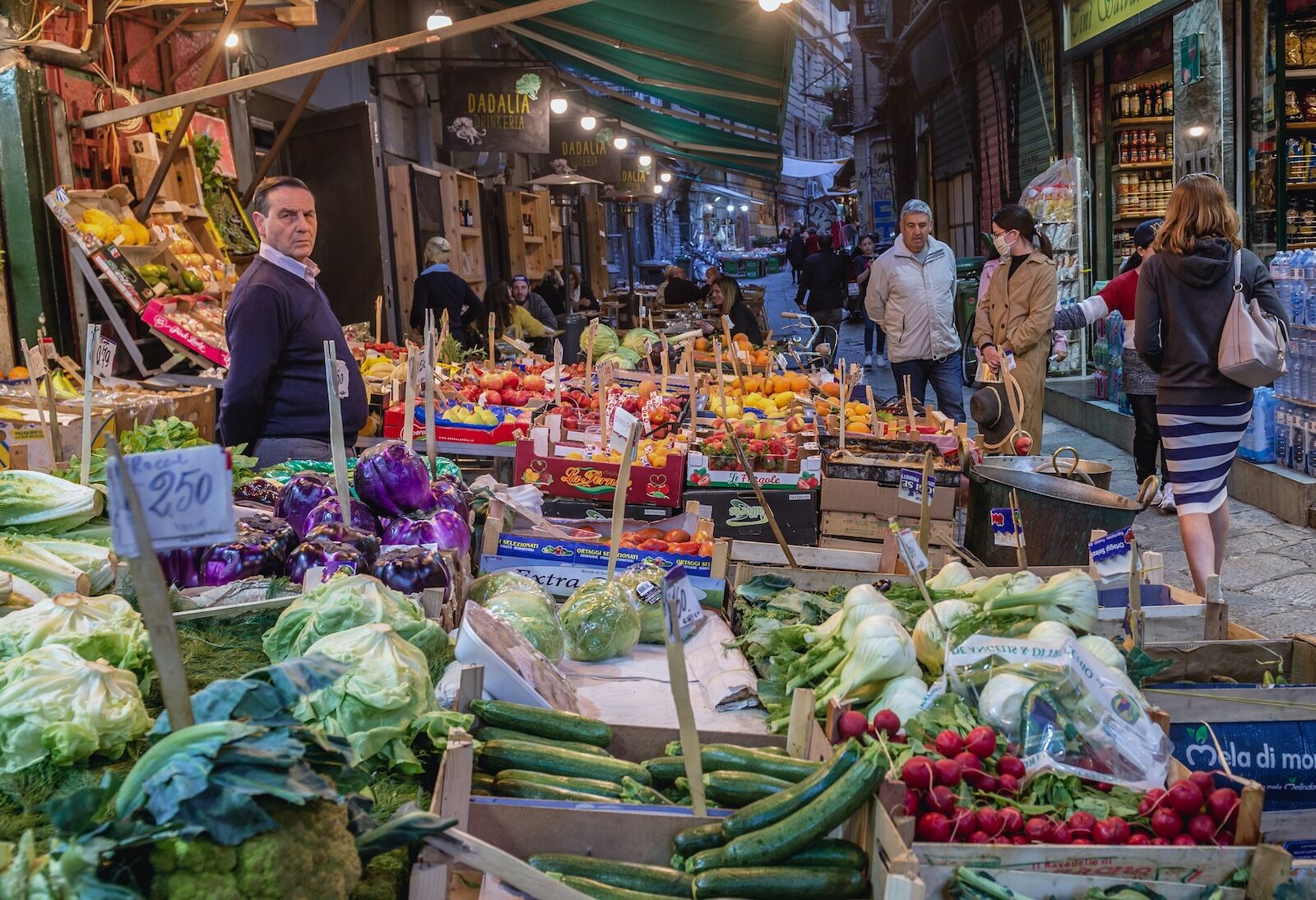 La Vucciria market in Palermo