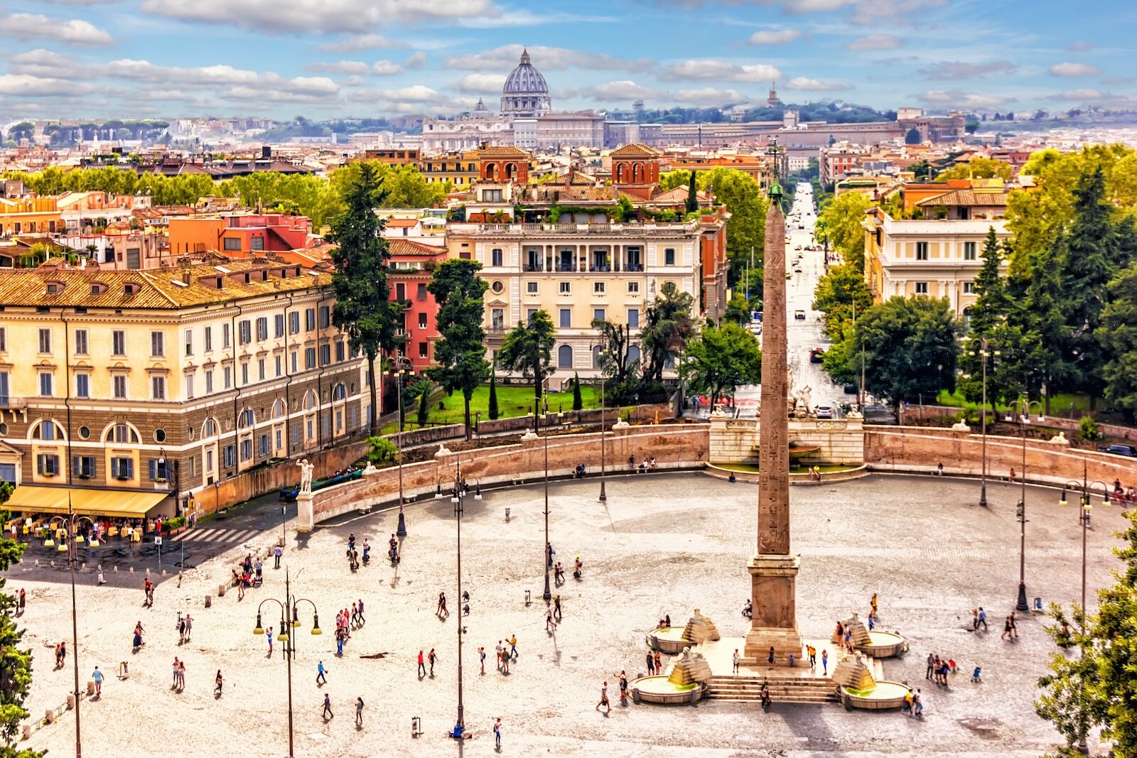 Rome walking tour: Piazza del Popolo