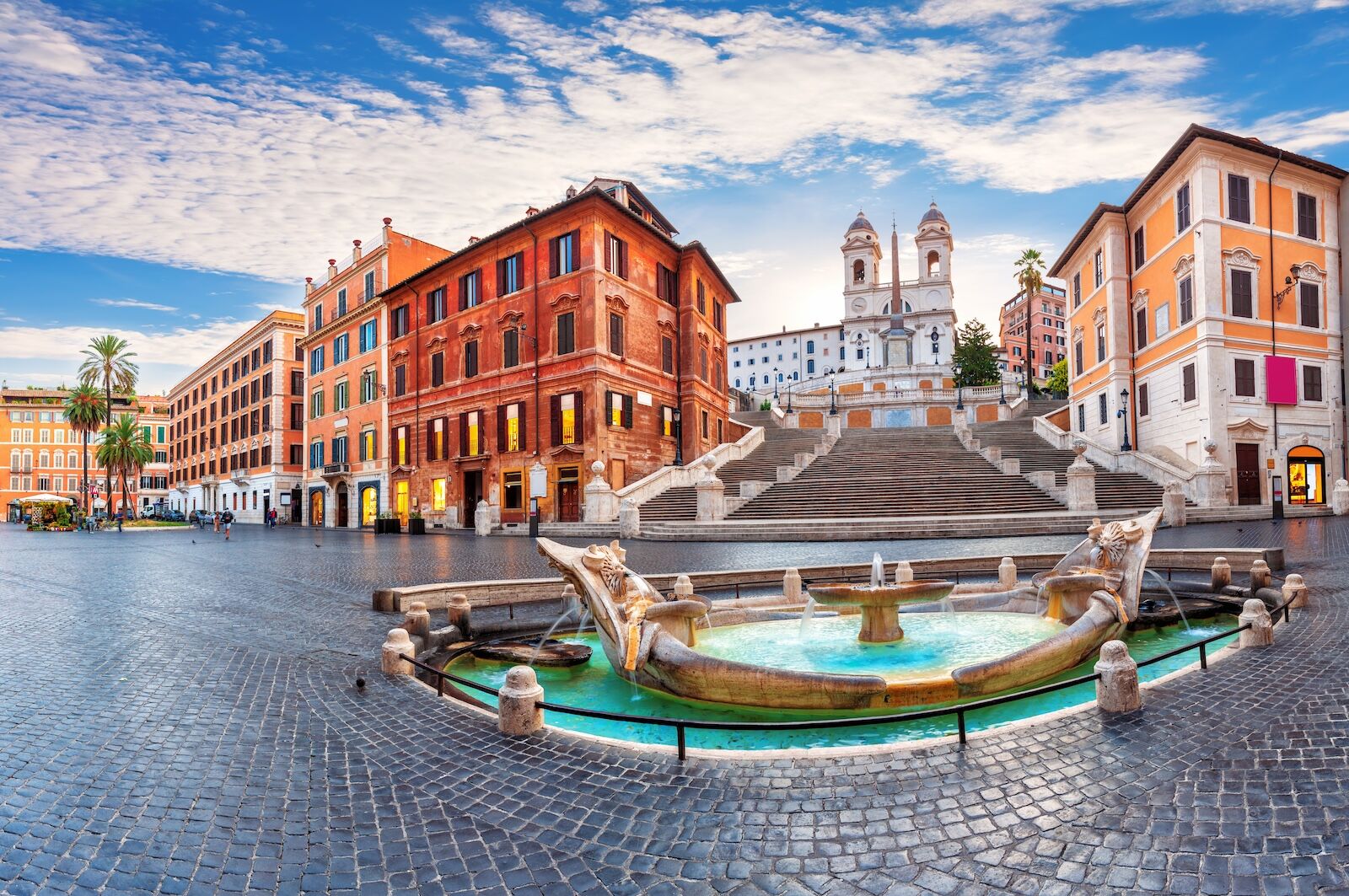 Rome walking tour: Spanish Steps