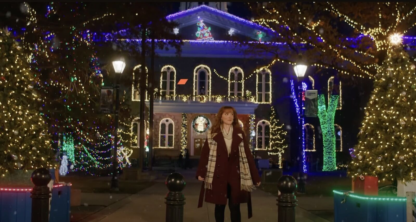 christmas movie spoof - carson city screenshot at night