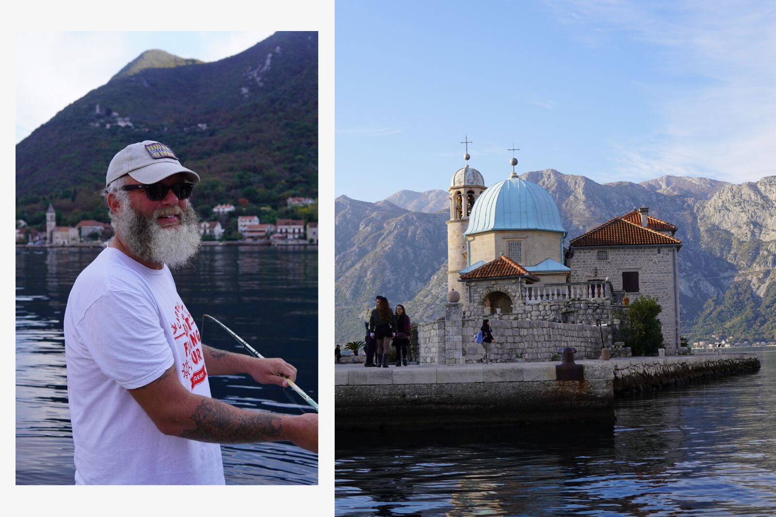 captain ivan boat tour in kotor and out lady of the rocks in bay of kotor