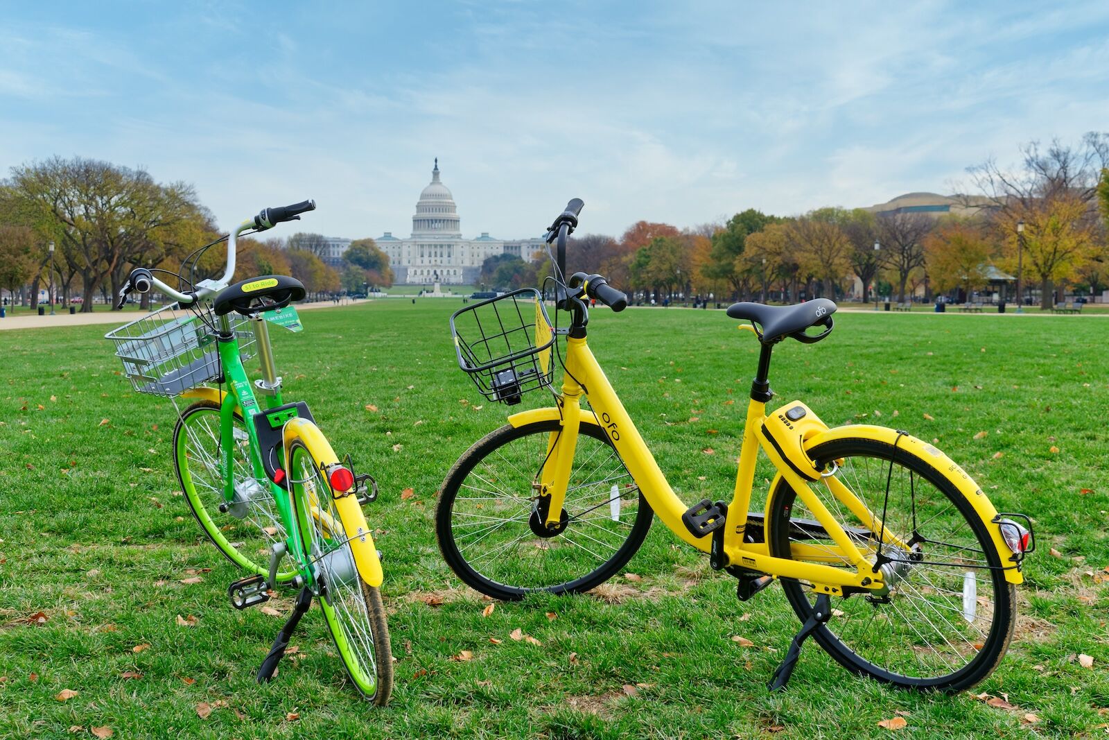 e-bikes on the national mall