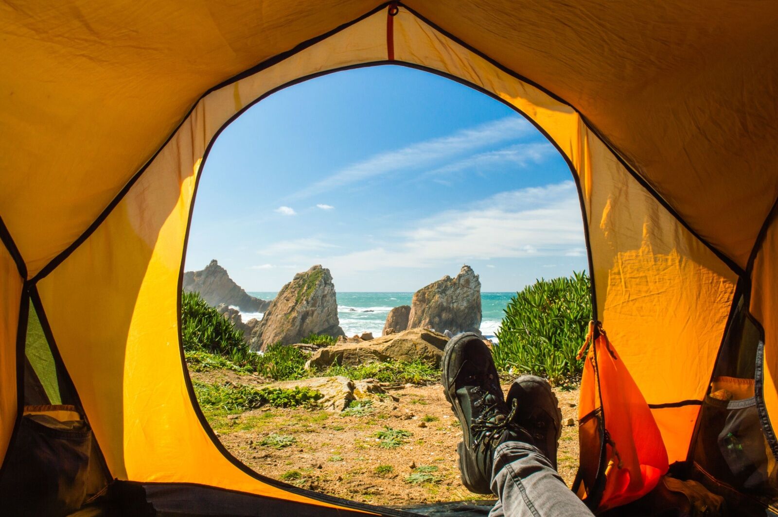 portugal beach camping