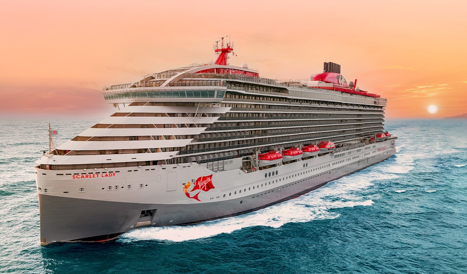 The Scarlet Lady owned by Virgin Voyages will take people on a solar eclipse cruise in 2026