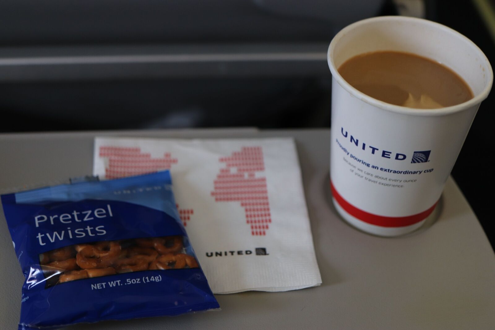 united tap to pay on board snack