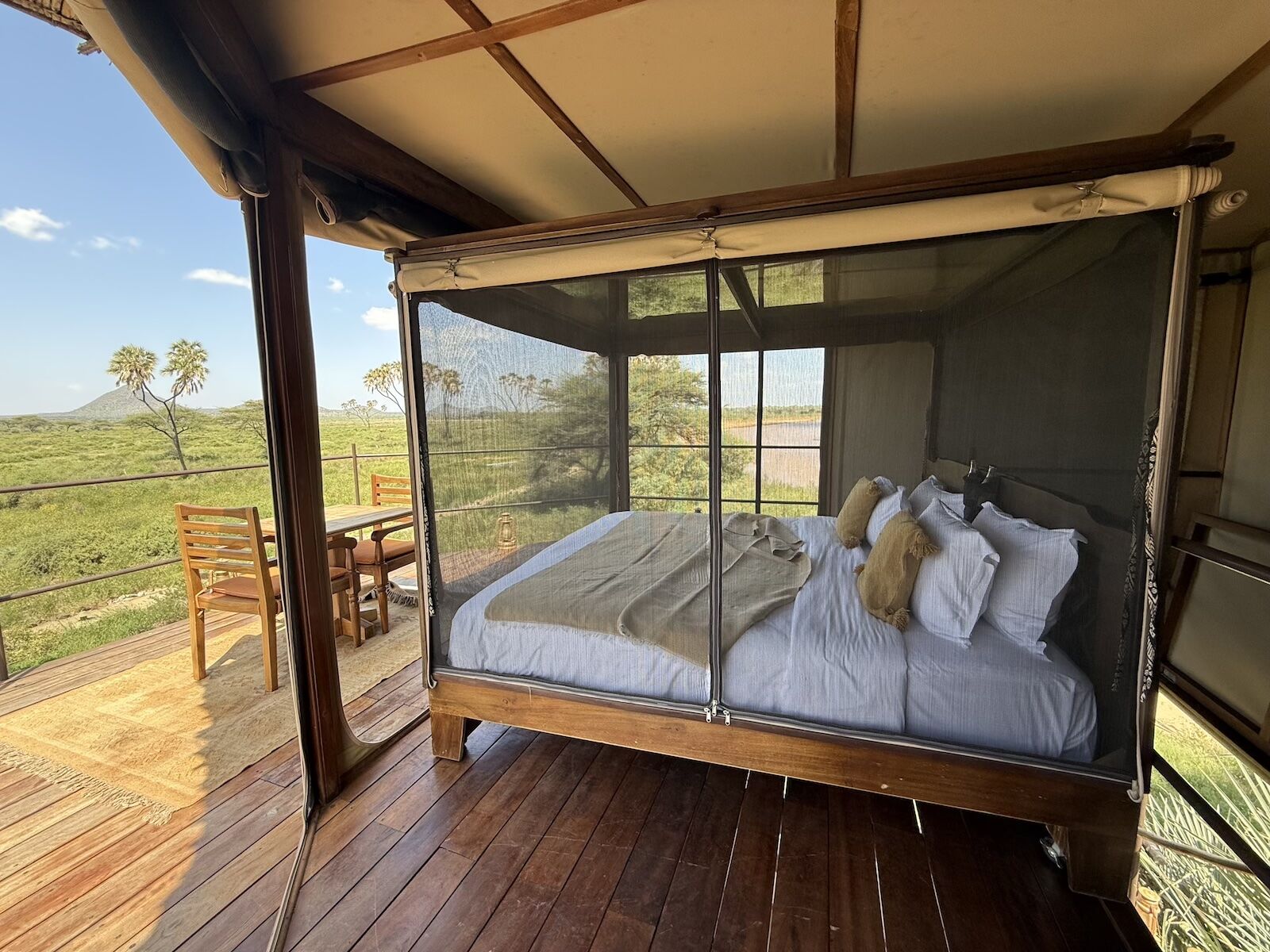 larsen camp star bed - samburu national reserve