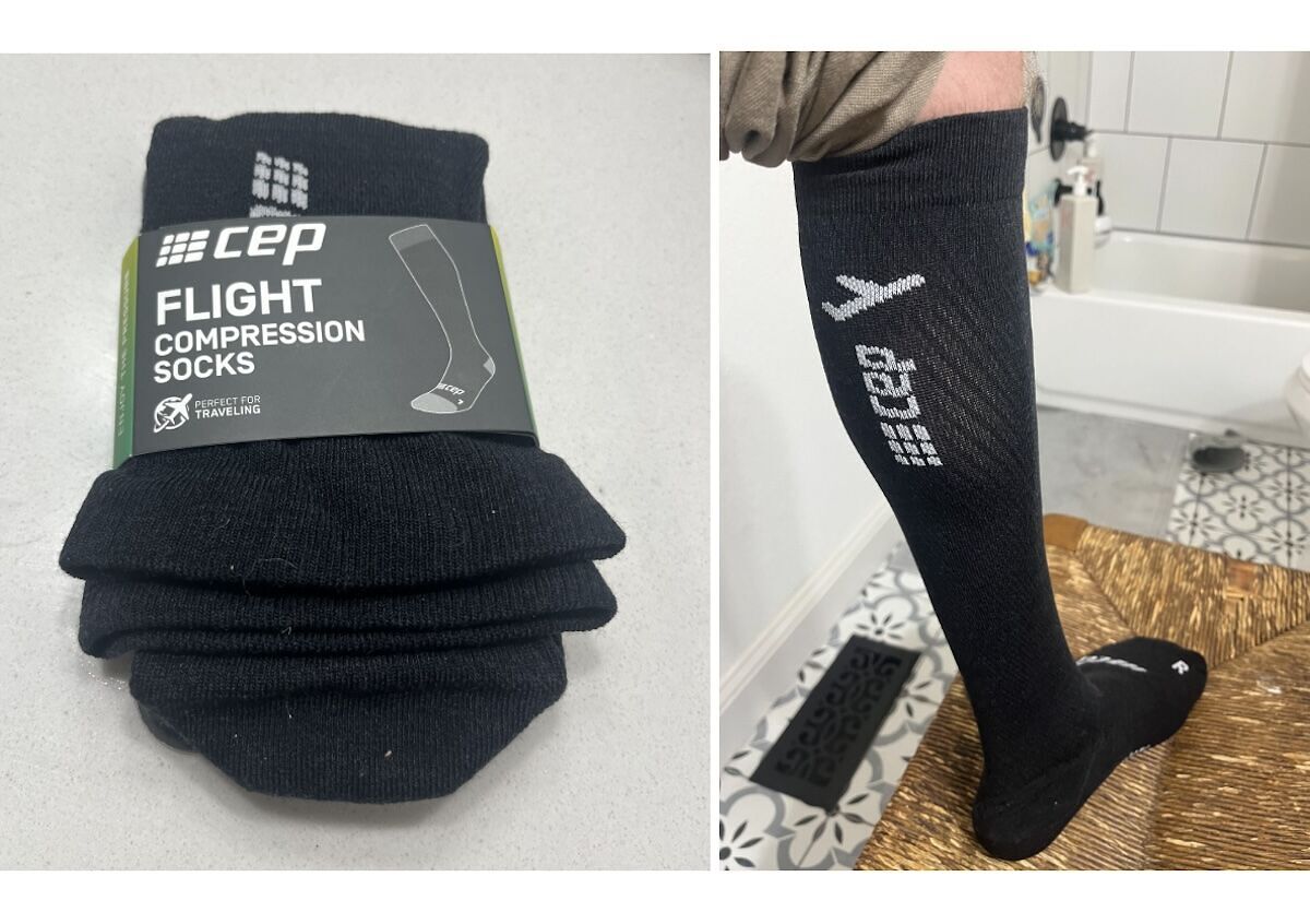 You Should Really Be Wearing Compression Socks on Travel Days. These Are the Perfect Fit.