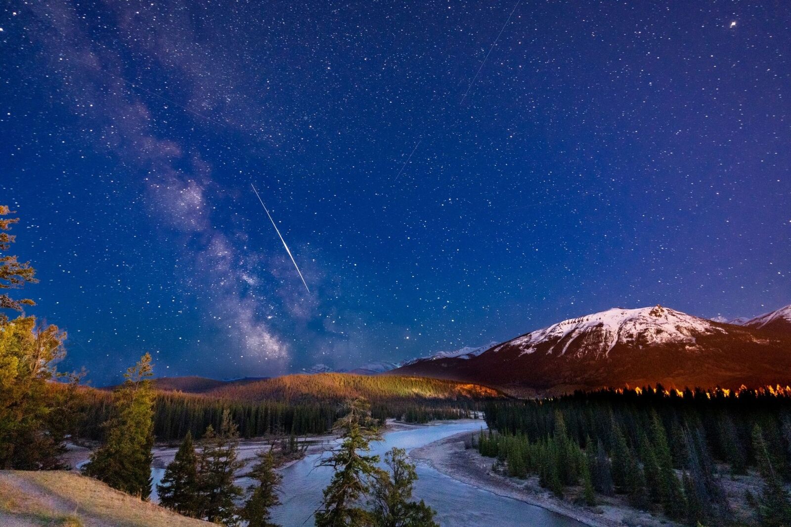 night sky in jasper AB