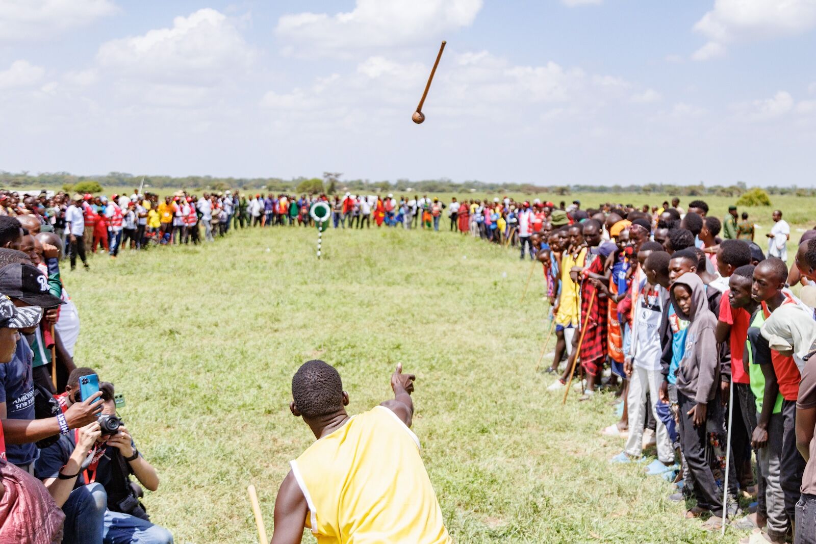 maasai olympics - club throw 