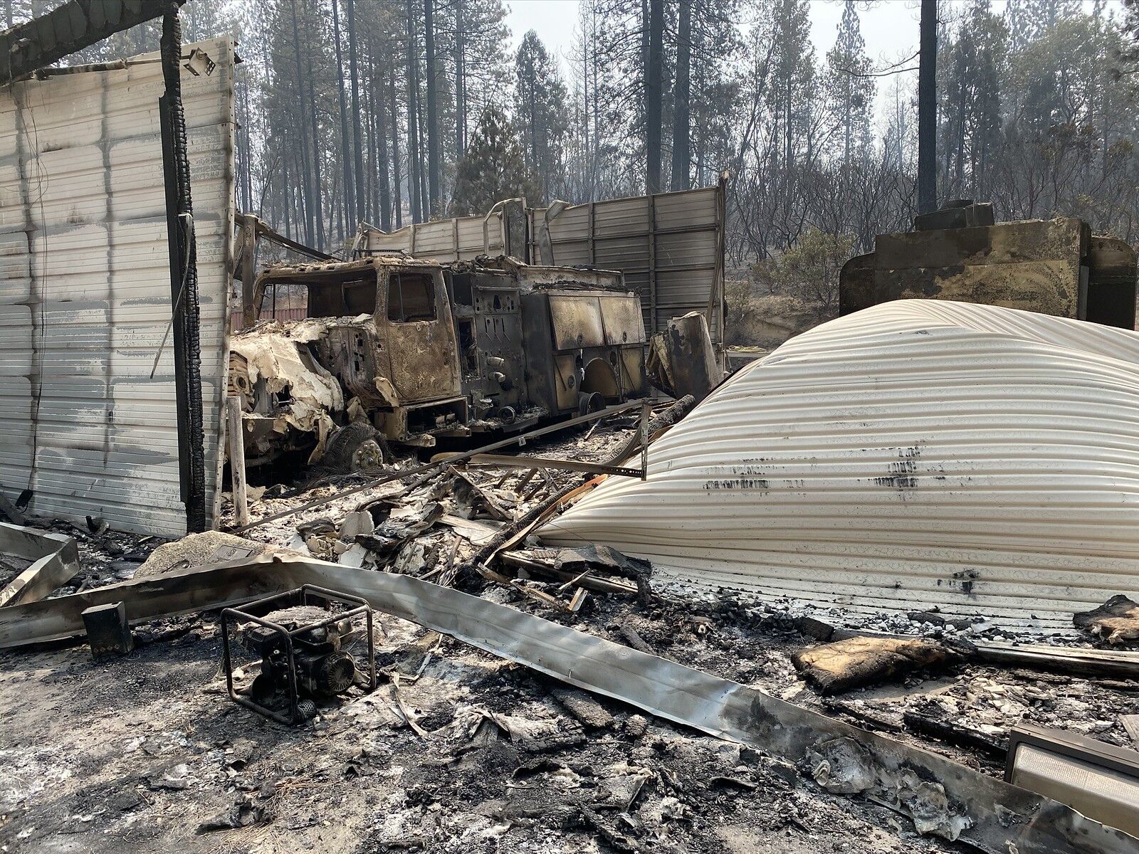 remains after the north complex fire in california 