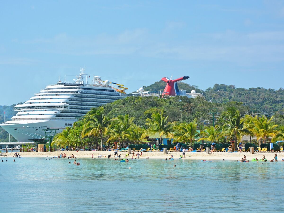 Carnival Cruise Line Owns an Entire Port and Beach in Honduras