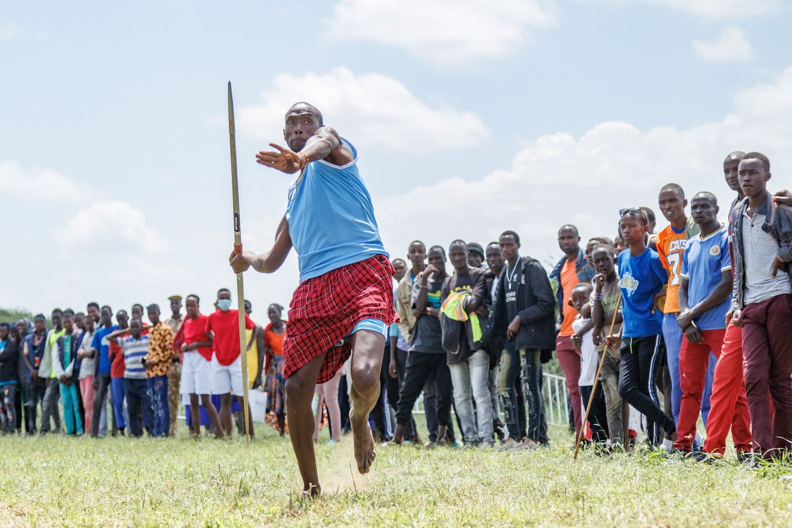 maasai olympics - spear throwing