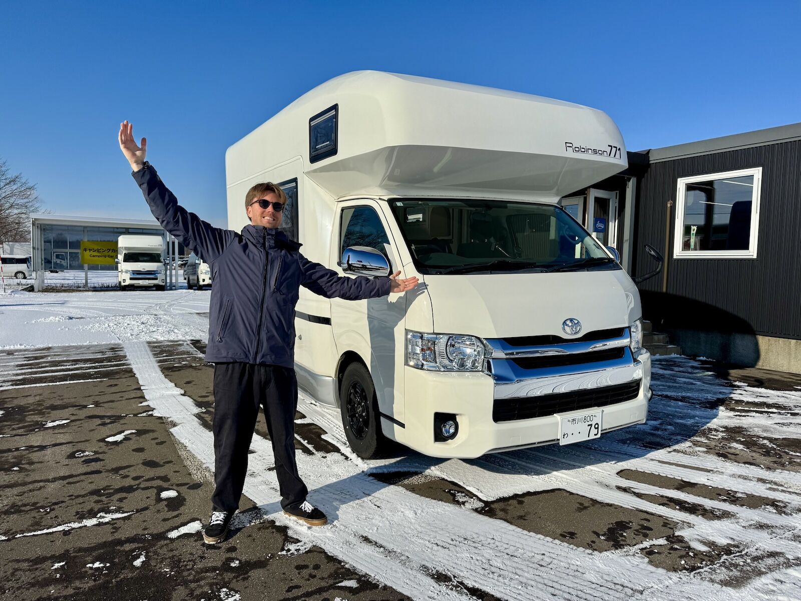 campervan rental for japan ski trip