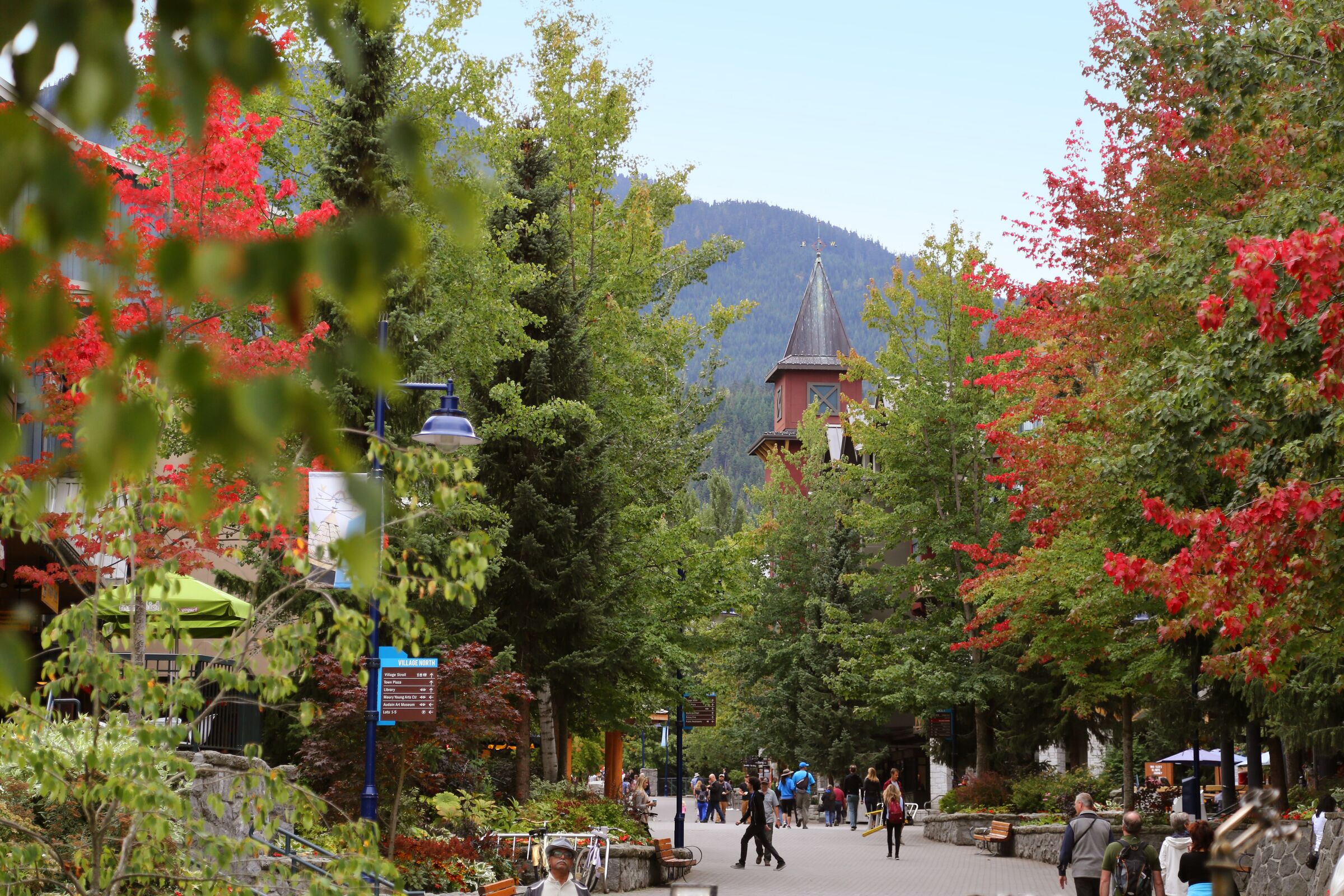 Whistler village, BC, canada