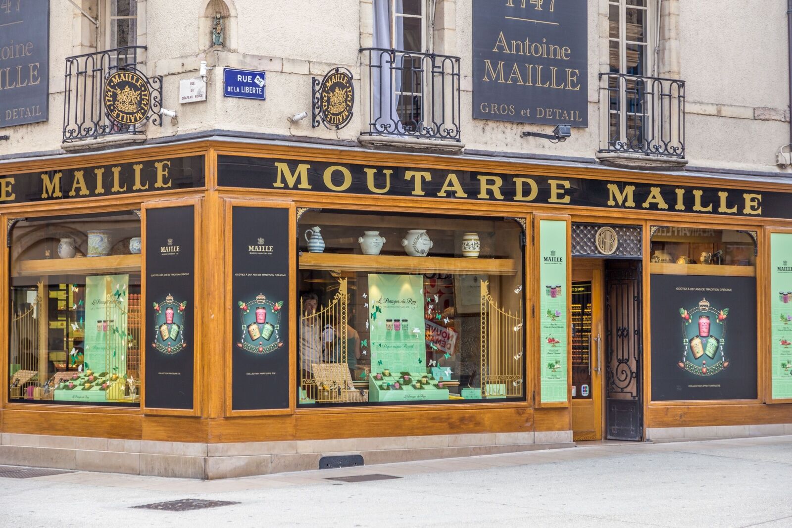 The "Maille" boutique at Dijon (La Maison Maille) in Dijon, France