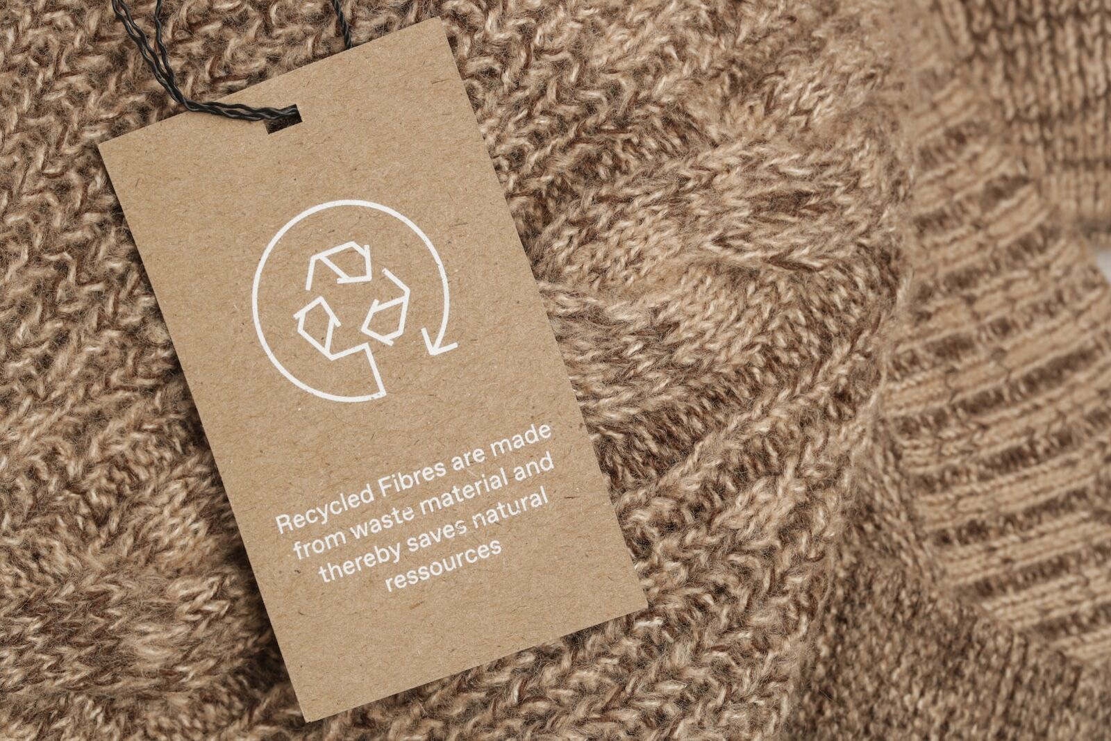 recycled clothing tag