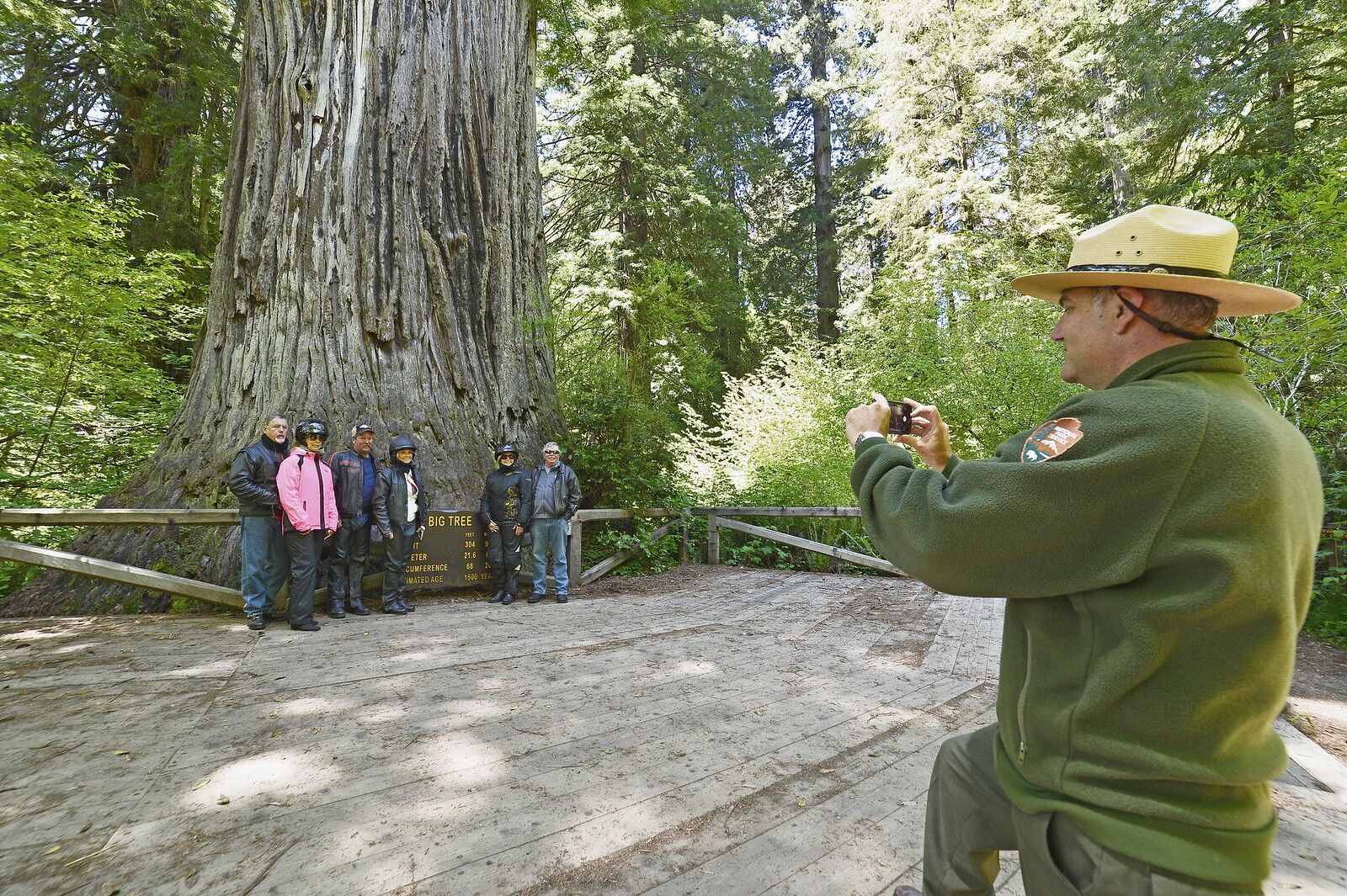 2024 park visitation numbers -ranger at redwood NP