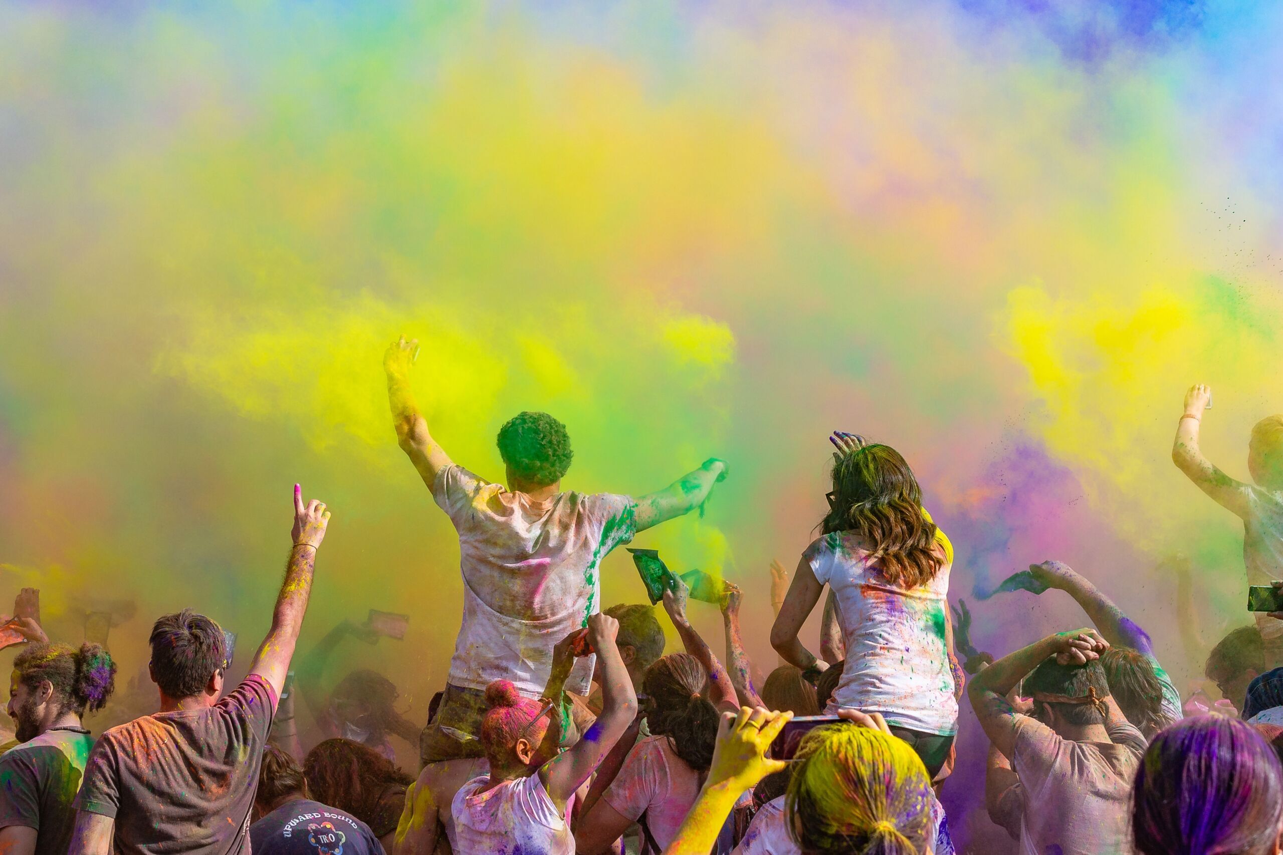 Celebrating Holi in Los Angeles with lots of color